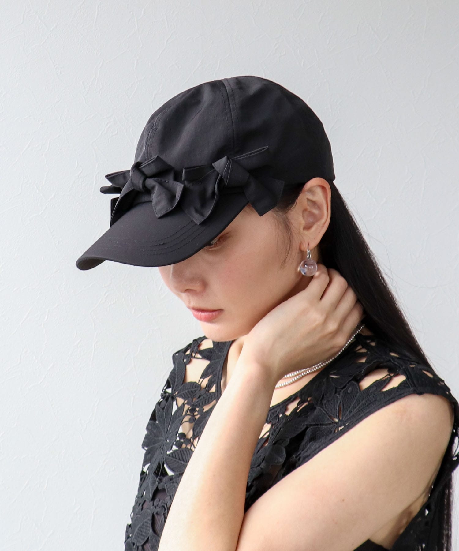 フロントリボンキャップ