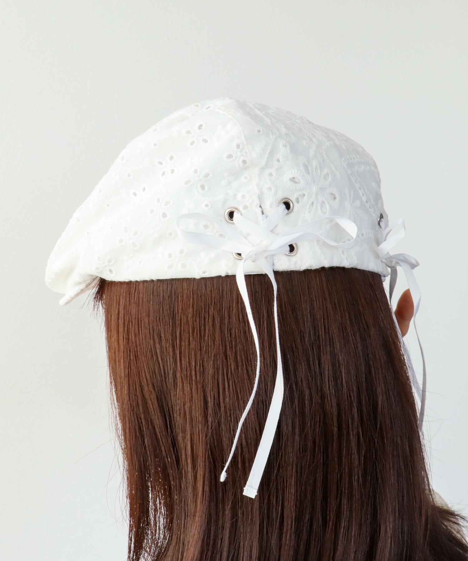 パッチワークレースハンチング