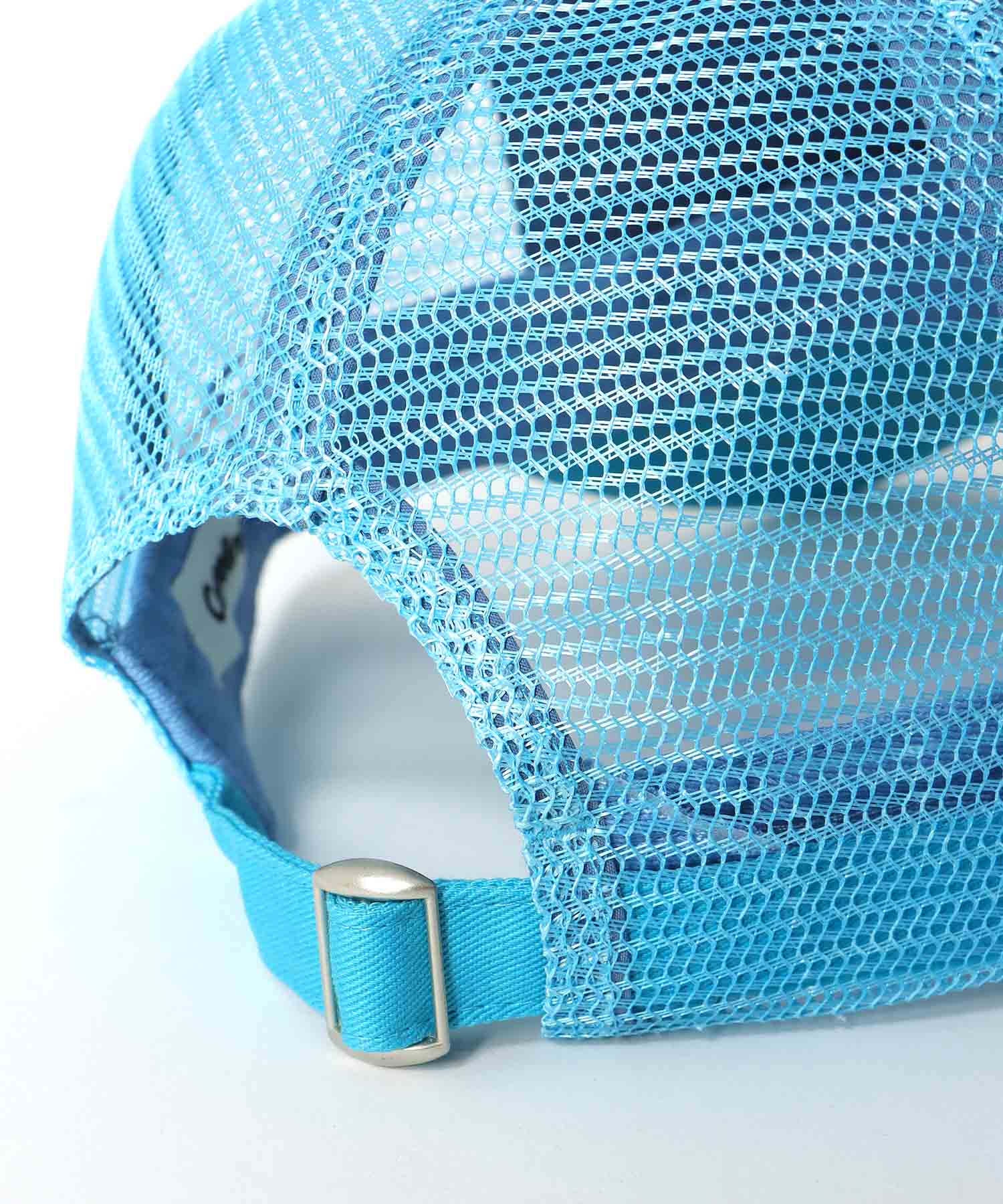 メッシュ刺繍キャップ