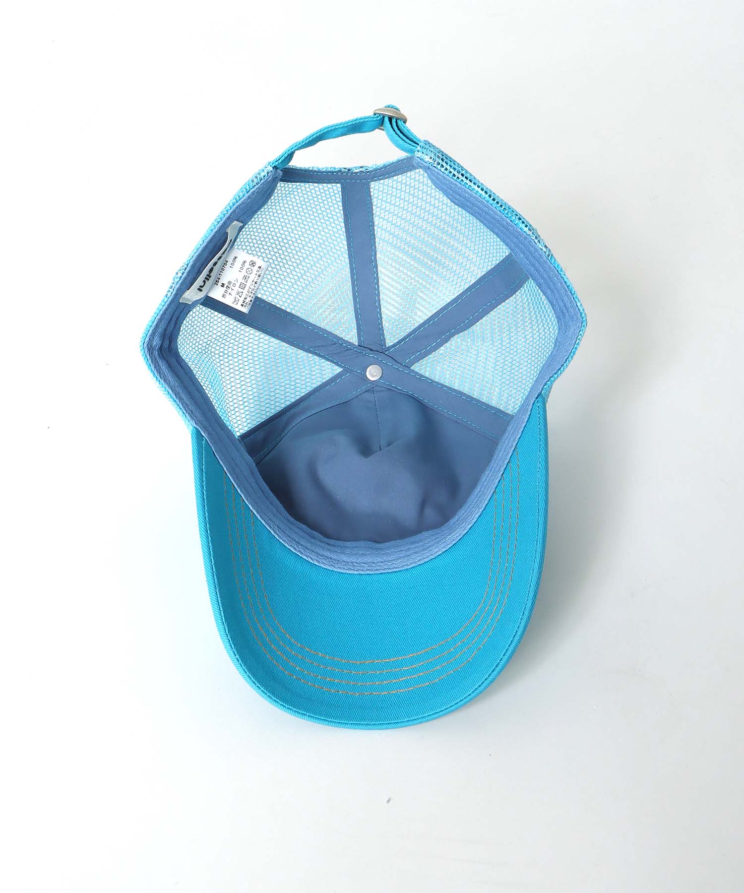 メッシュ刺繍キャップ