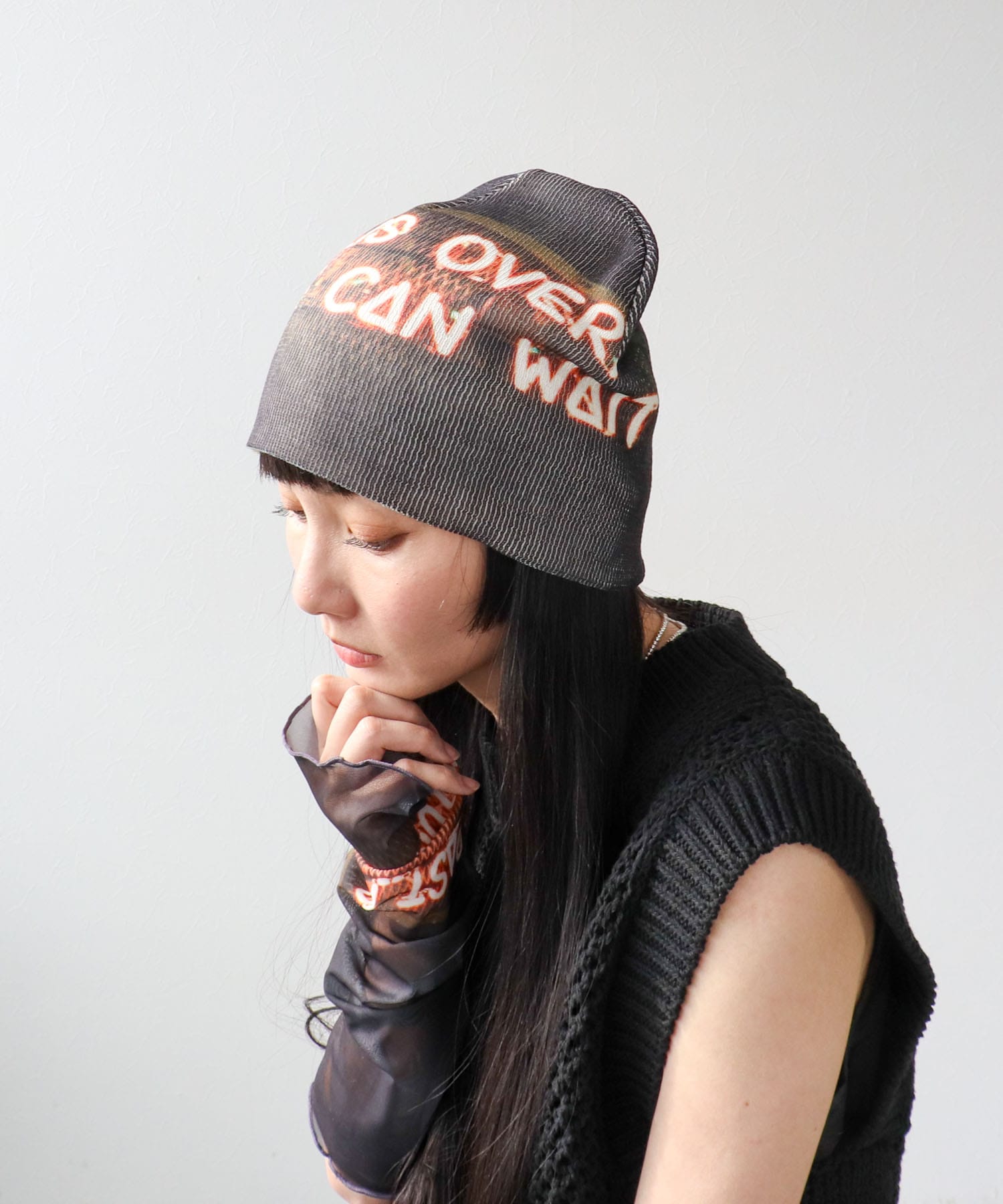 フォトプリントビーニー