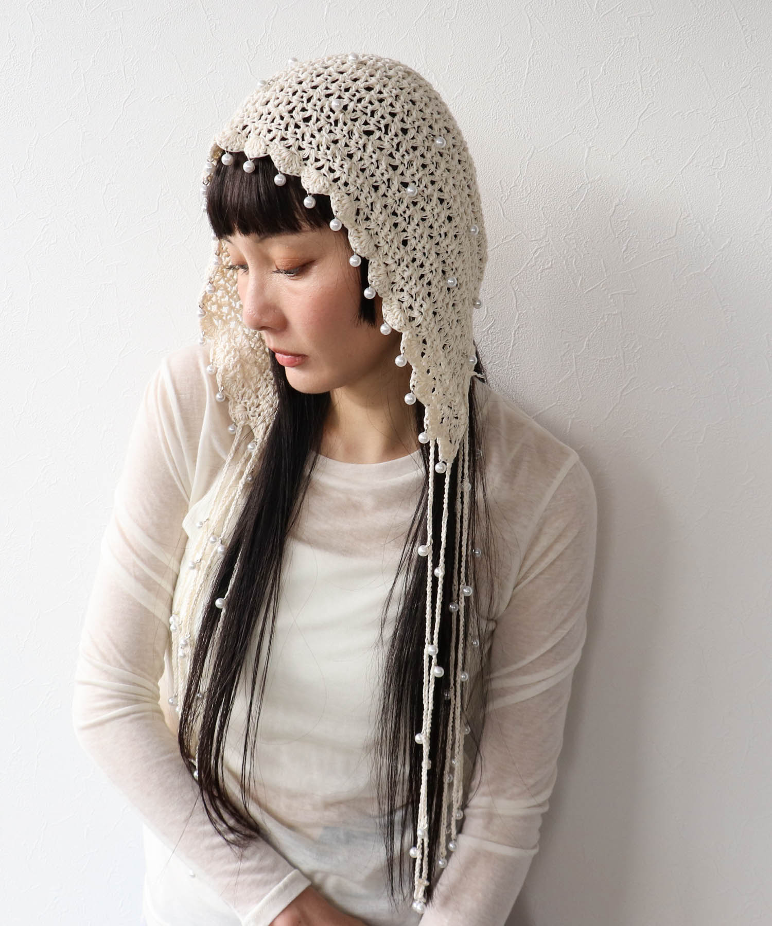 【2/26(木)12時予約開始】パールヘッドドレス