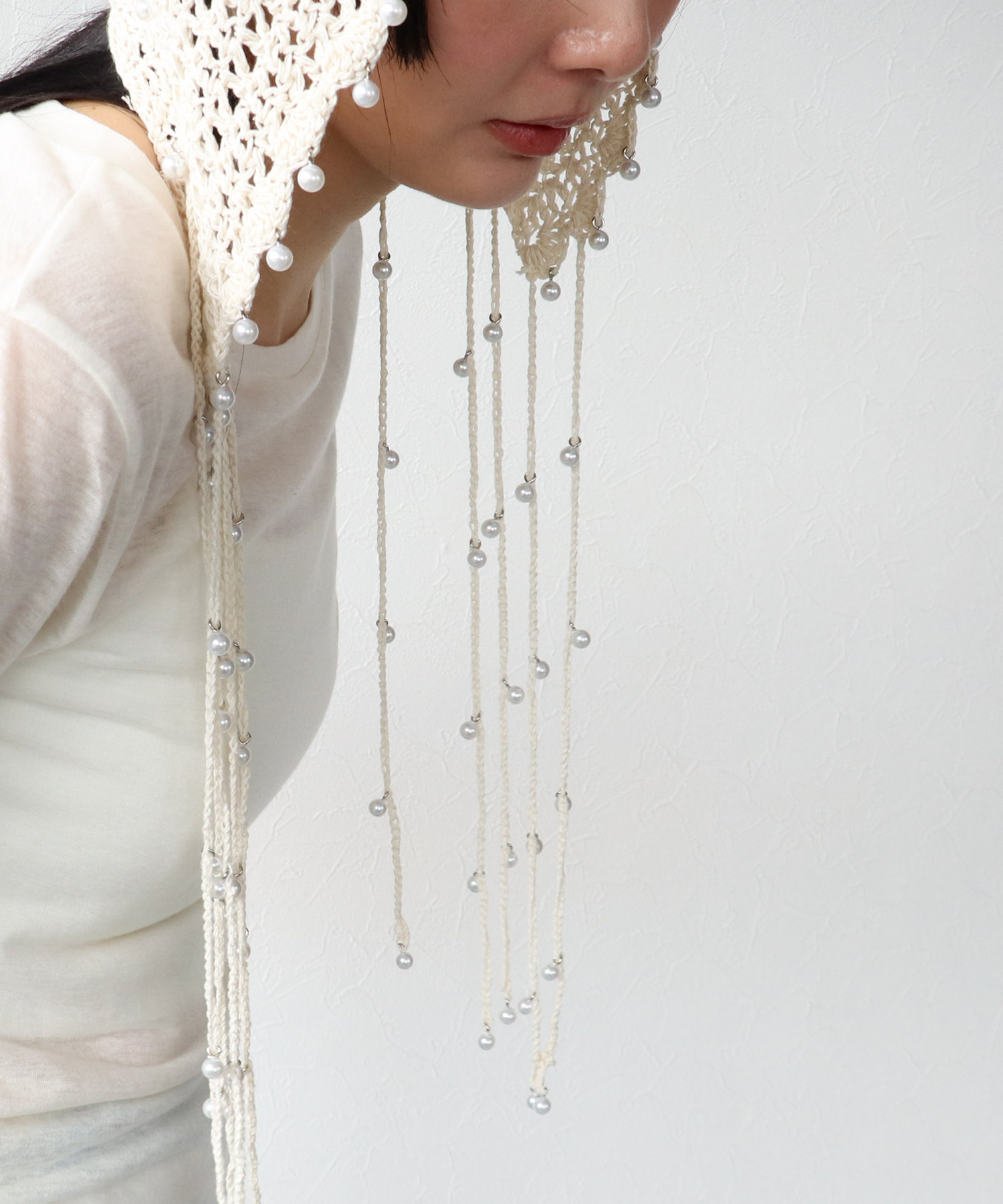 【2/26(木)12時予約開始】パールヘッドドレス