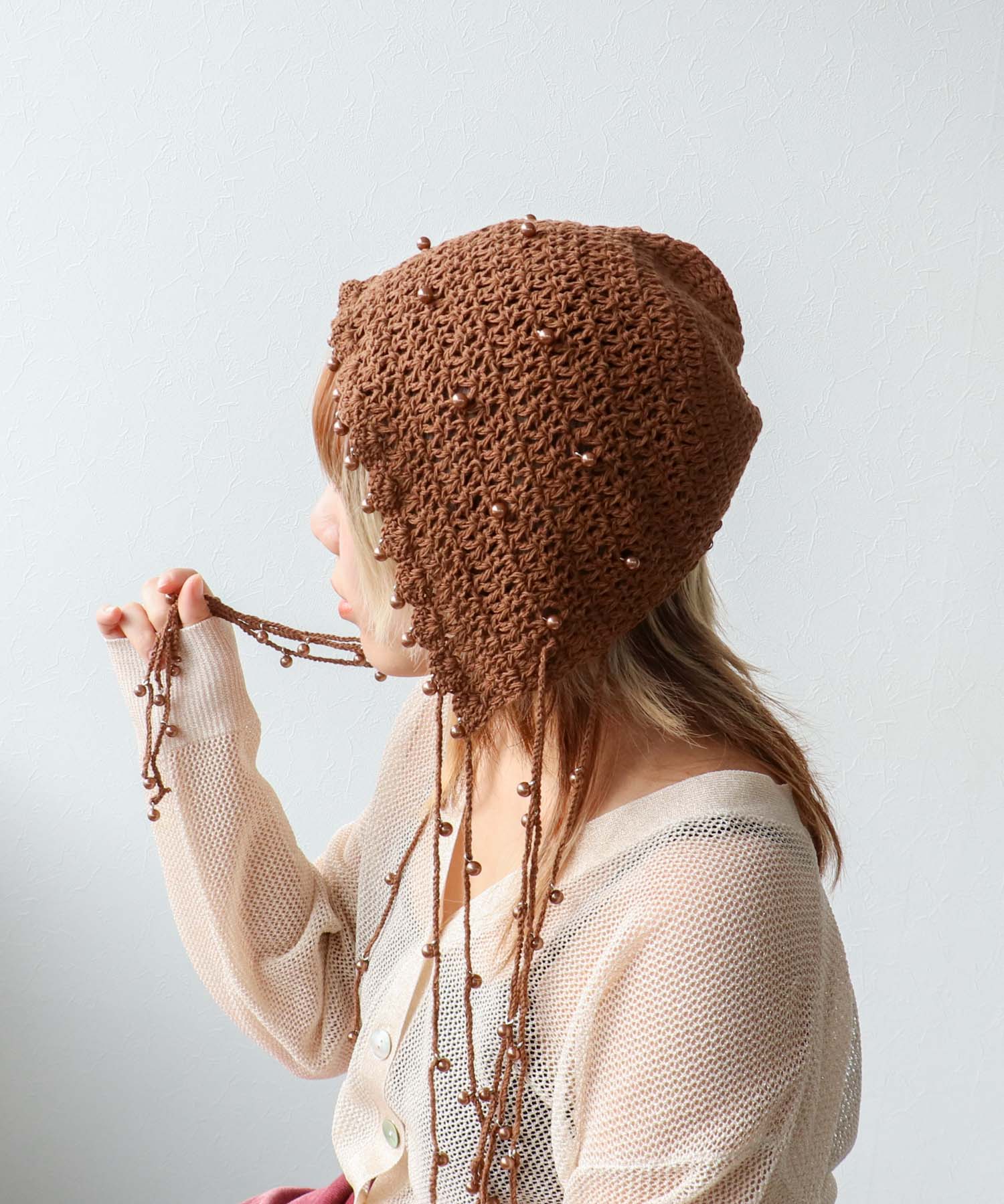 【2/26(木)12時予約開始】パールヘッドドレス