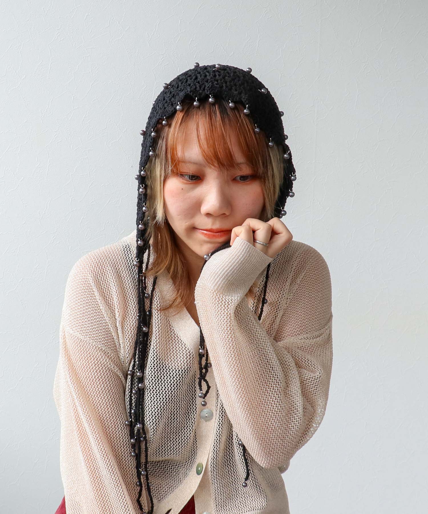 【2/26(木)12時予約開始】パールヘッドドレス