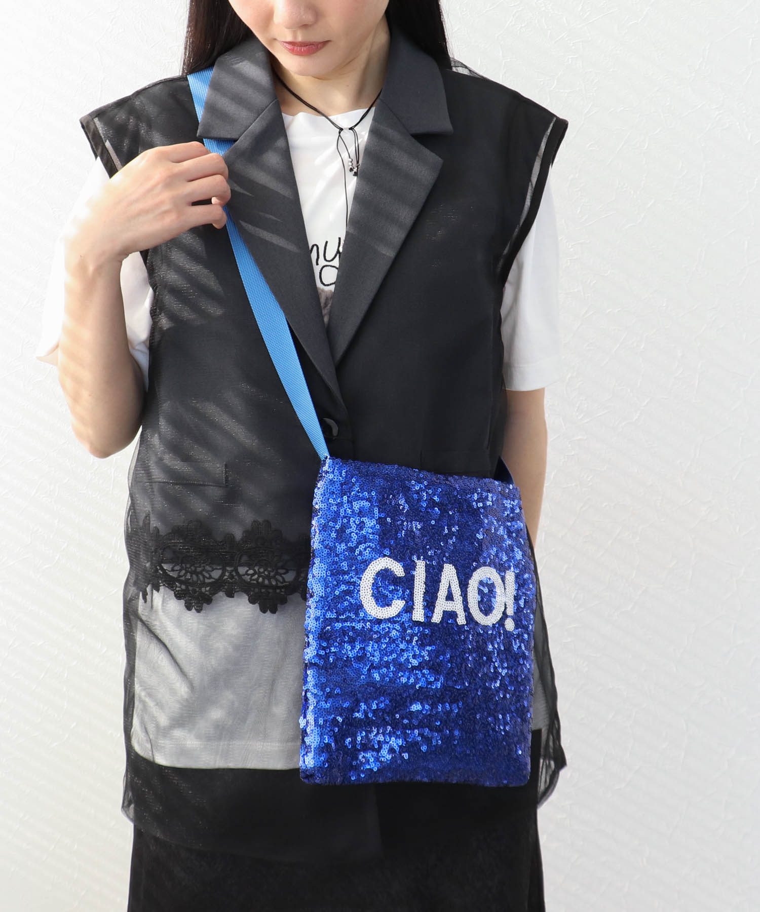 SPANGLE LOGOショルダー