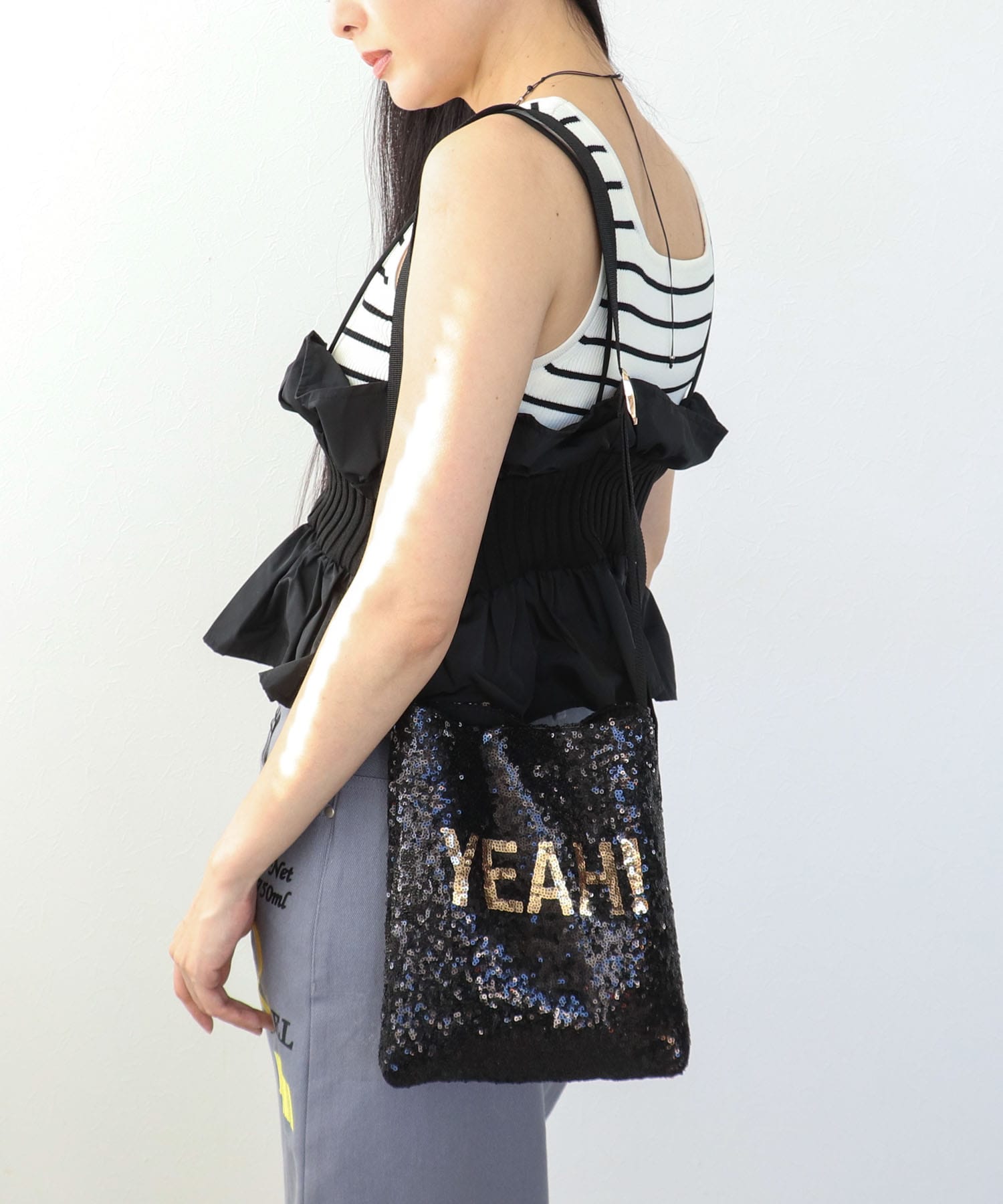 SPANGLE LOGOショルダー
