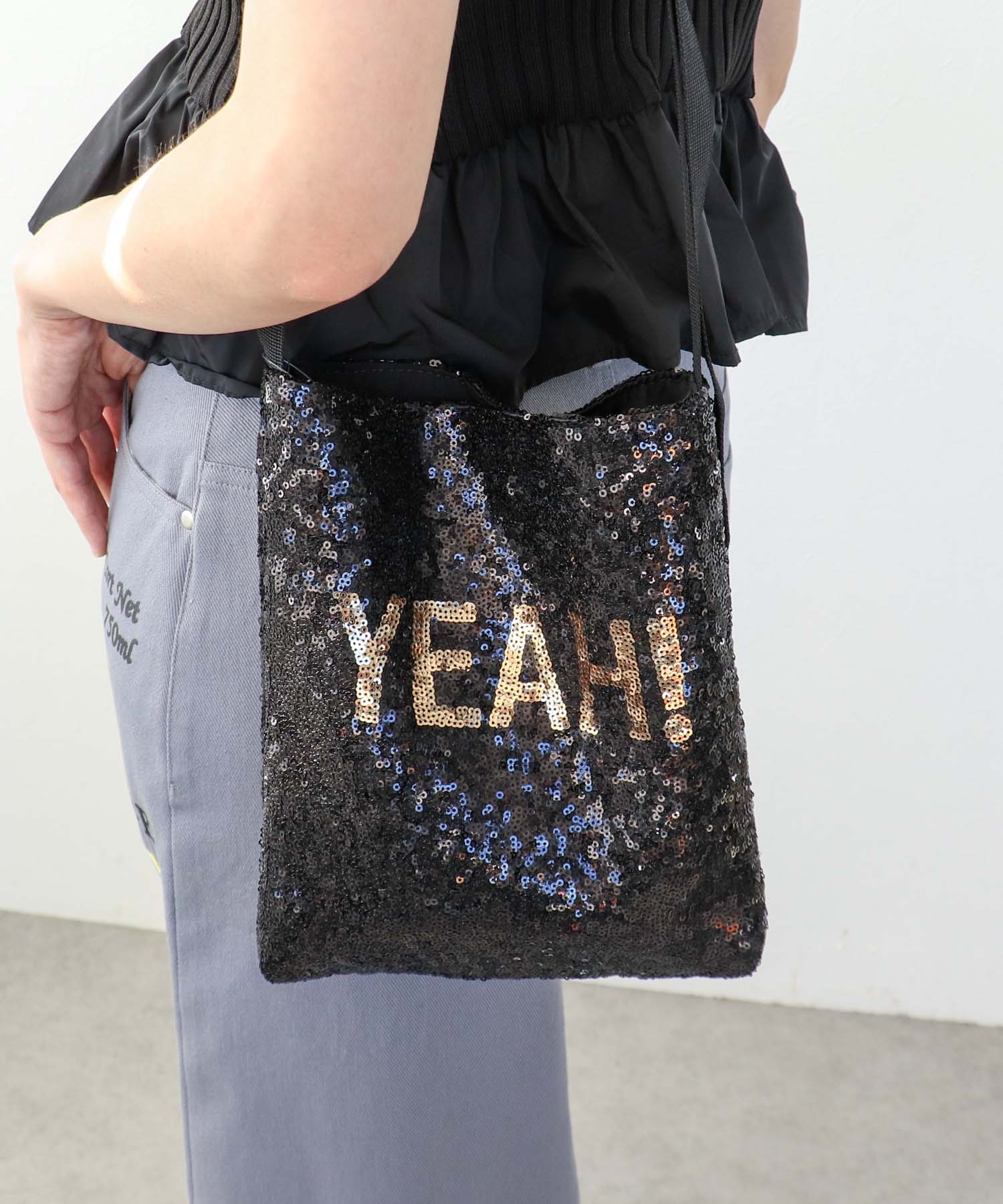 SPANGLE LOGOショルダー