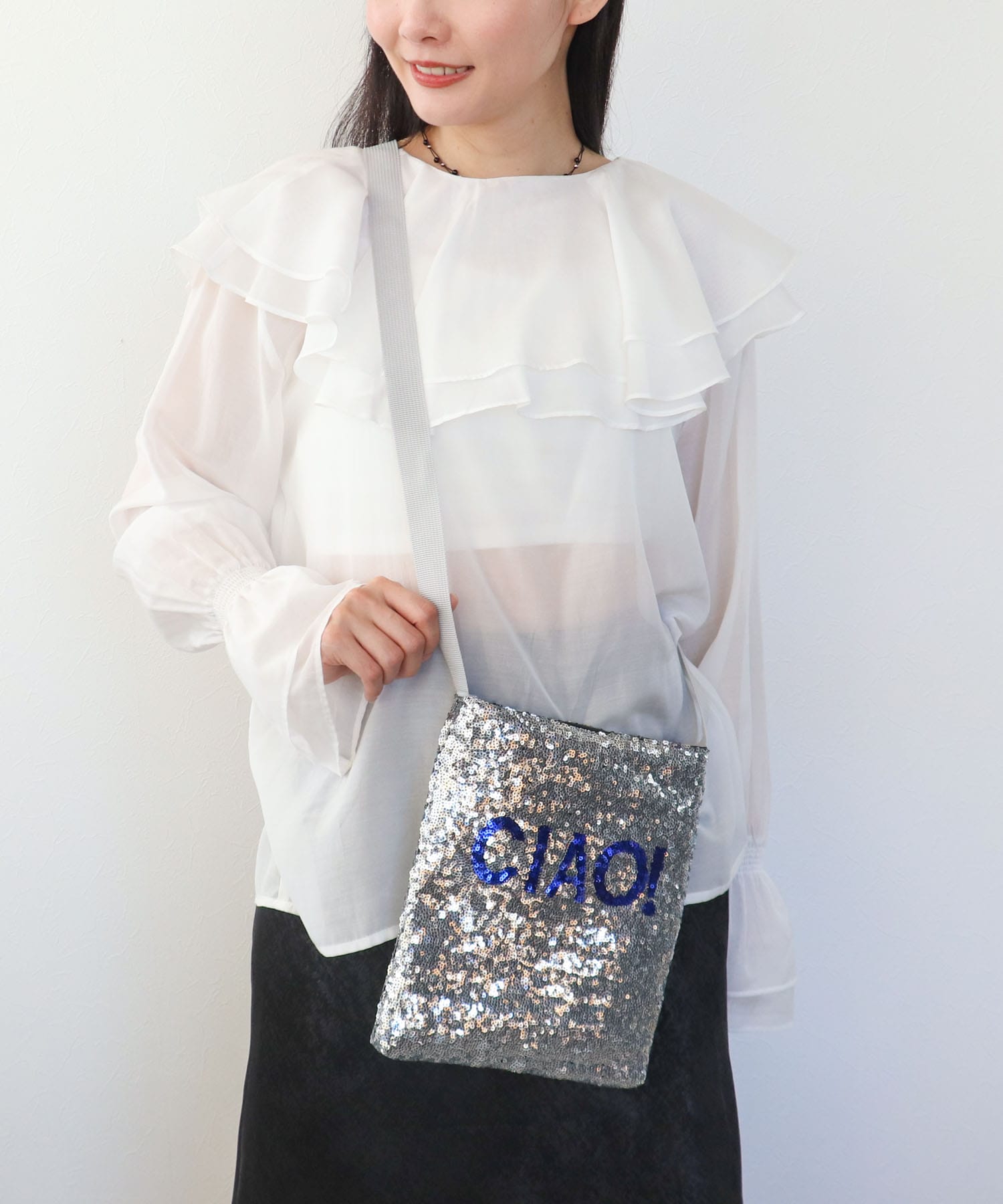 SPANGLE LOGOショルダー