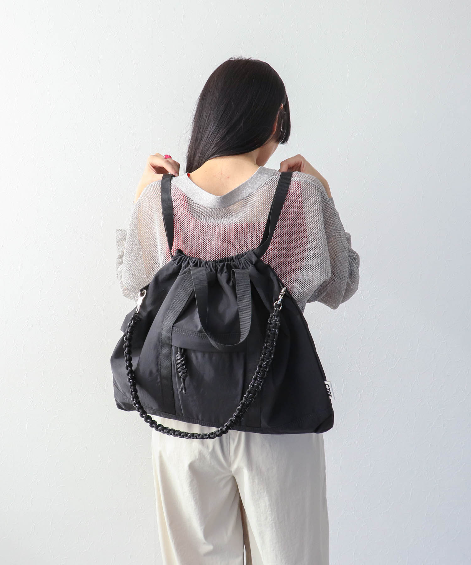 ナイロン3WAYスクエアトートⅡ