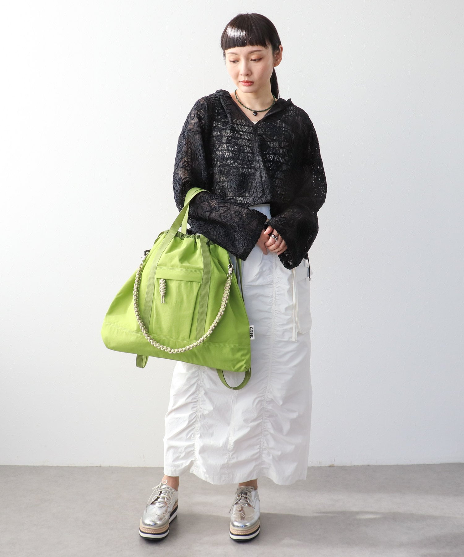 ナイロン3WAYスクエアトートⅡ