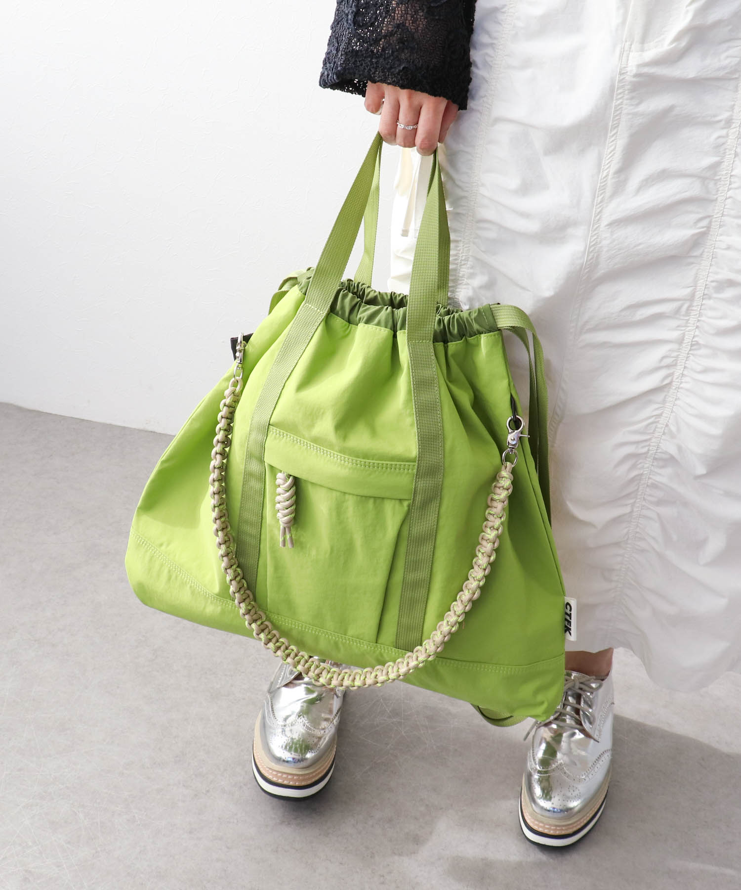 ナイロン3WAYスクエアトートⅡ