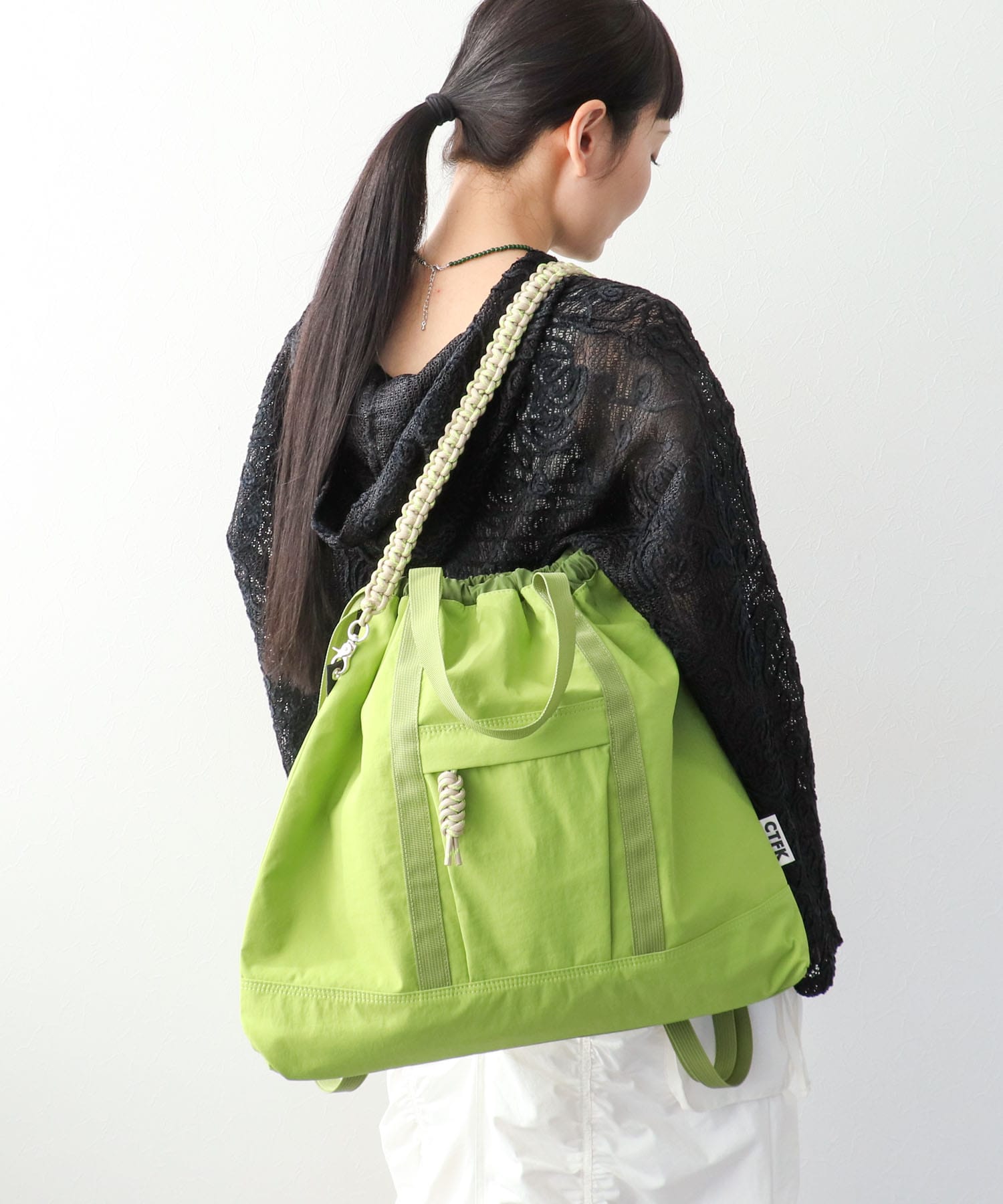 ナイロン3WAYスクエアトートⅡ