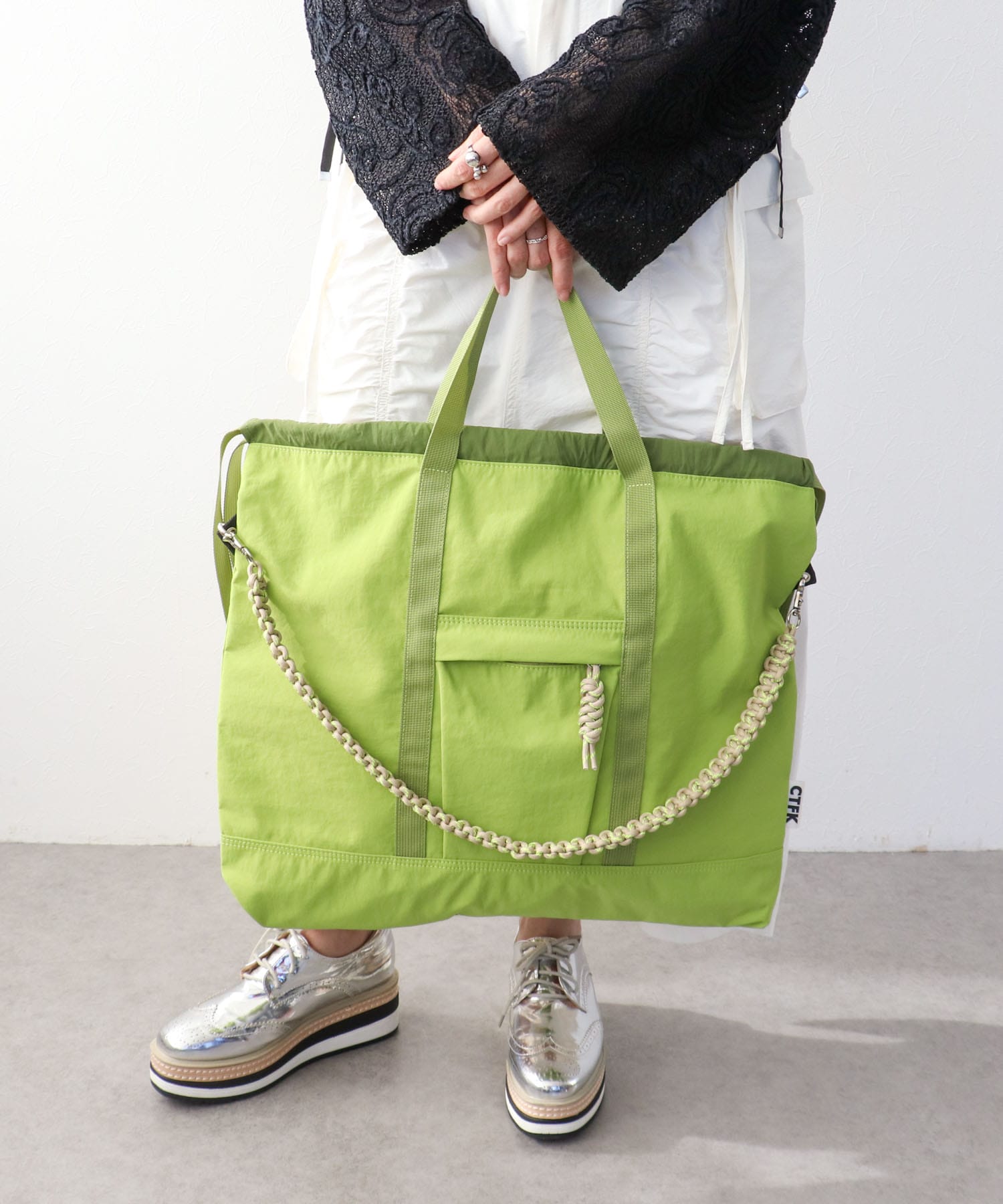 ナイロン3WAYスクエアトートⅡ