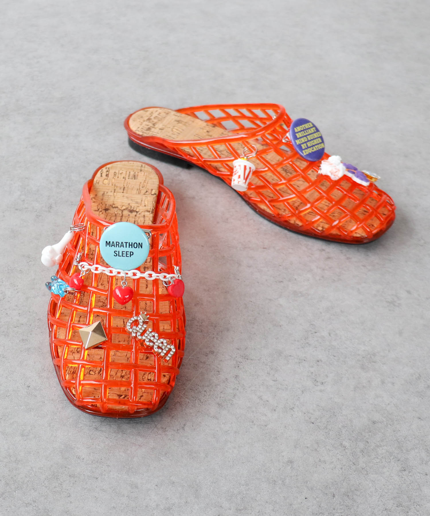 Custom charm Sandals