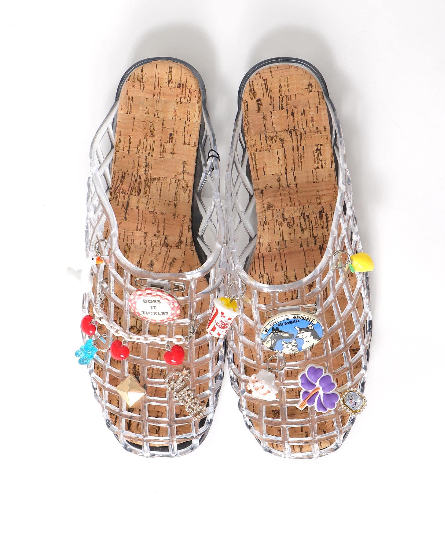 Custom charm Sandals