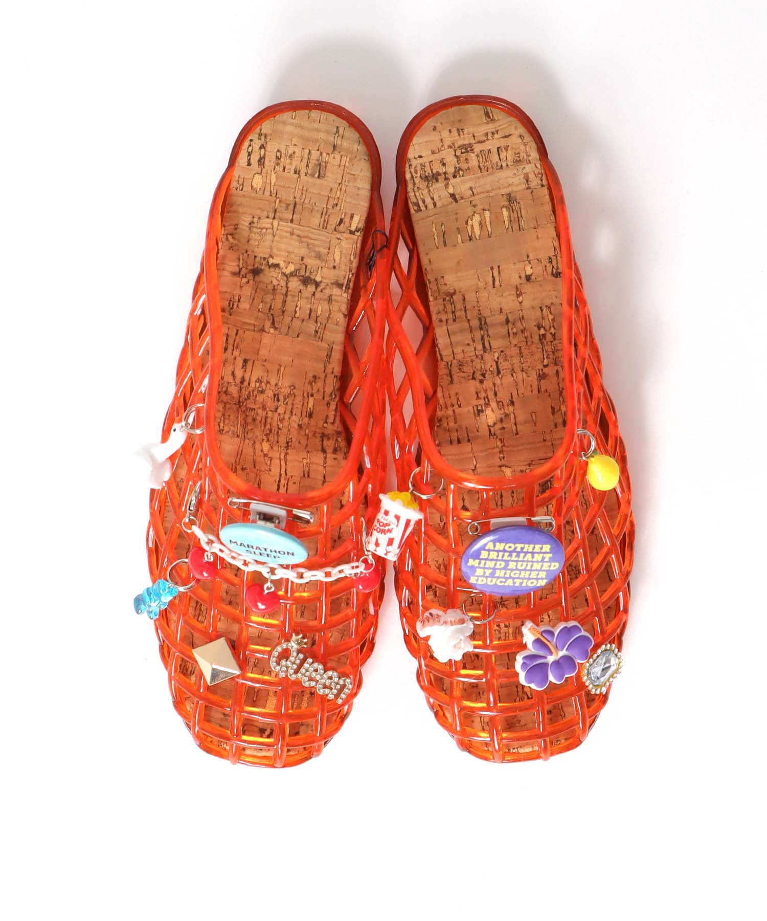 Custom charm Sandals