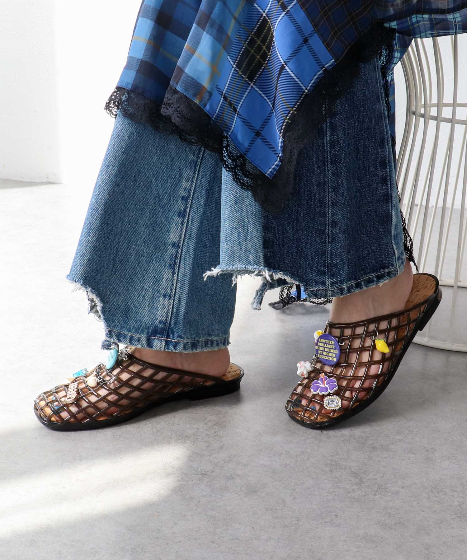 Custom charm Sandals