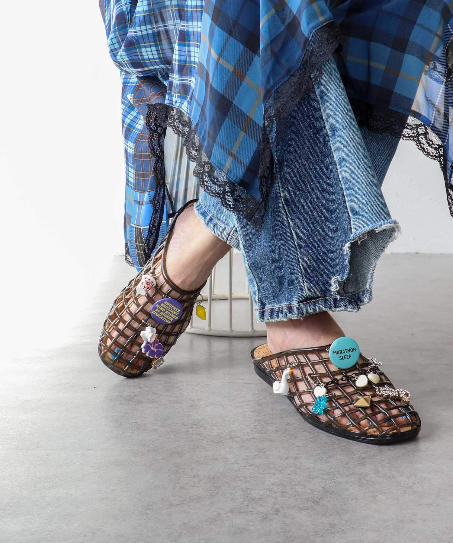 Custom charm Sandals