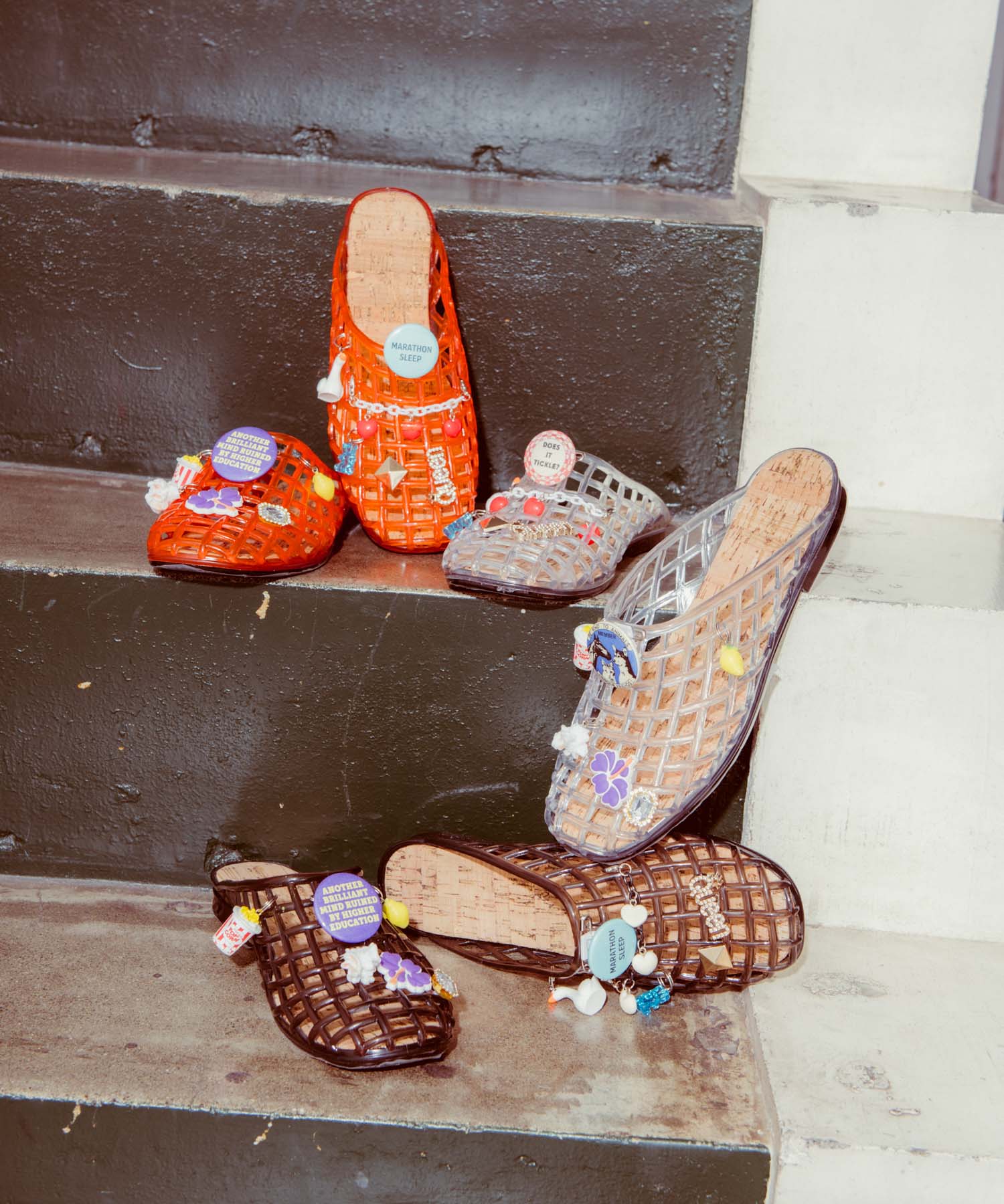 Custom charm Sandals