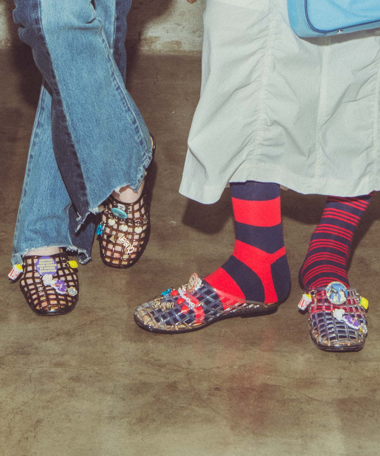 Custom charm Sandals