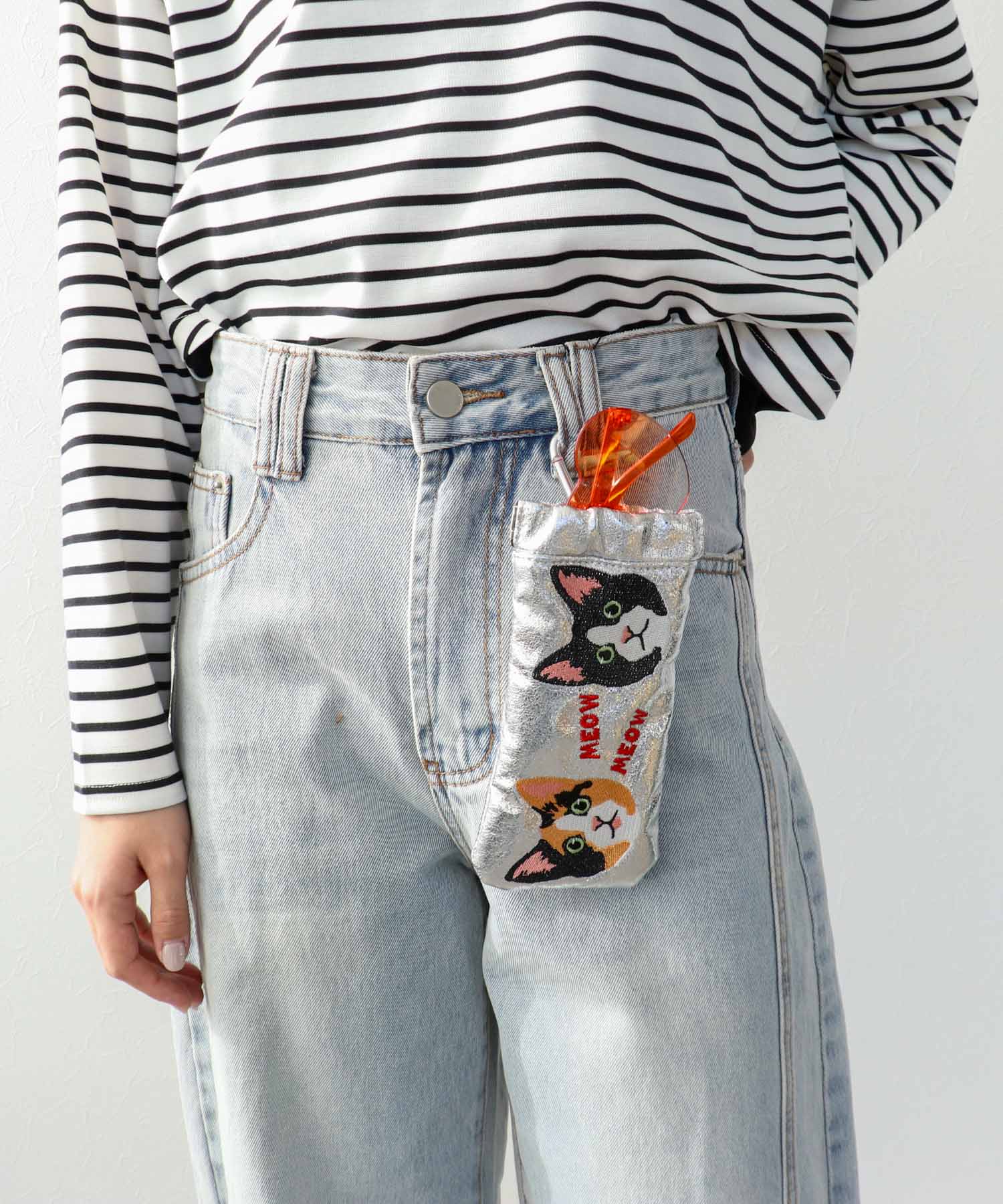 刺繍サングラスケース