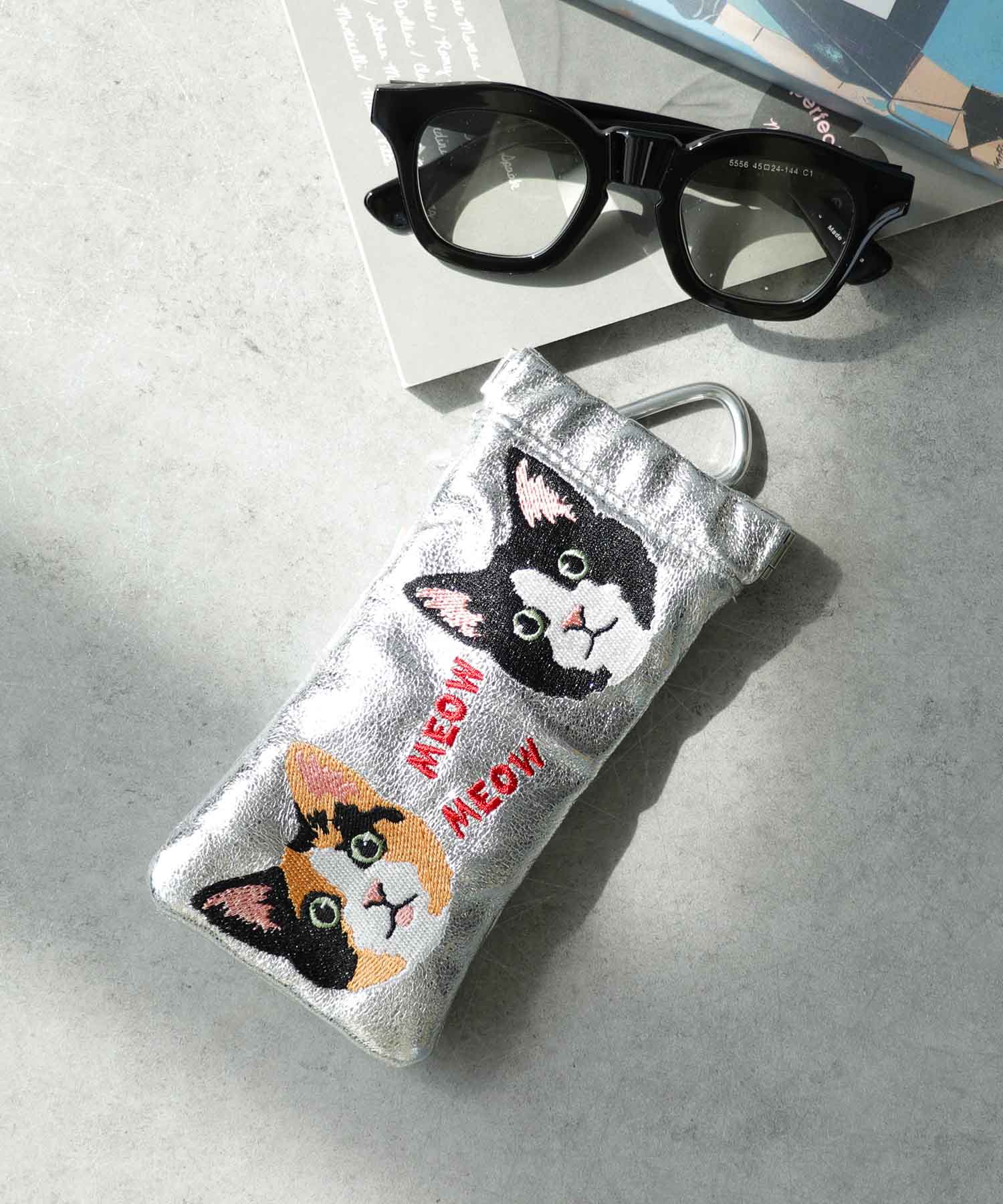刺繍サングラスケース
