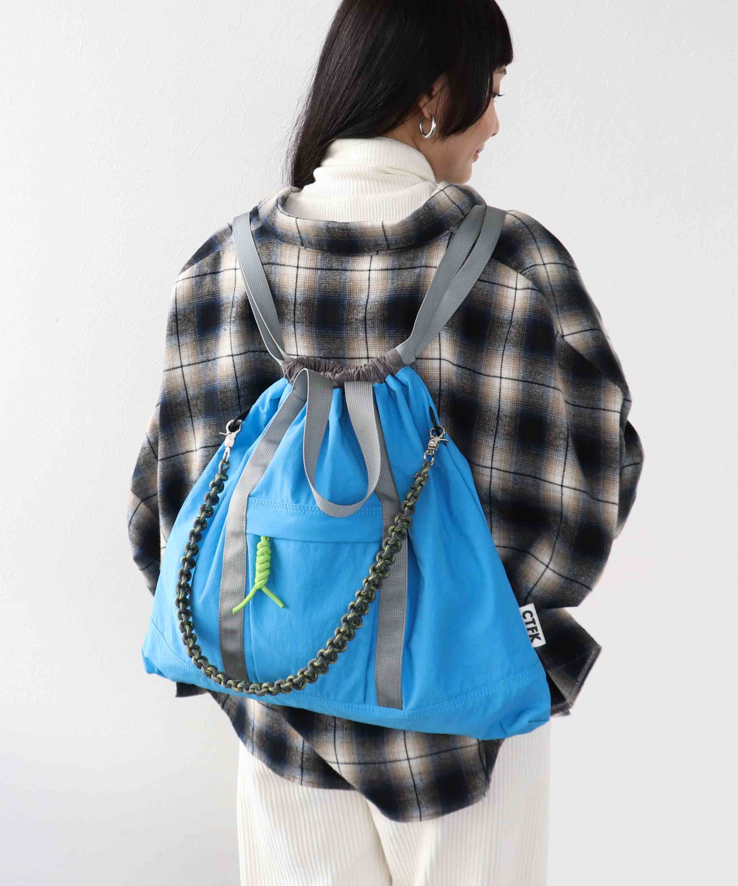 ナイロン3WAYスクエアトート