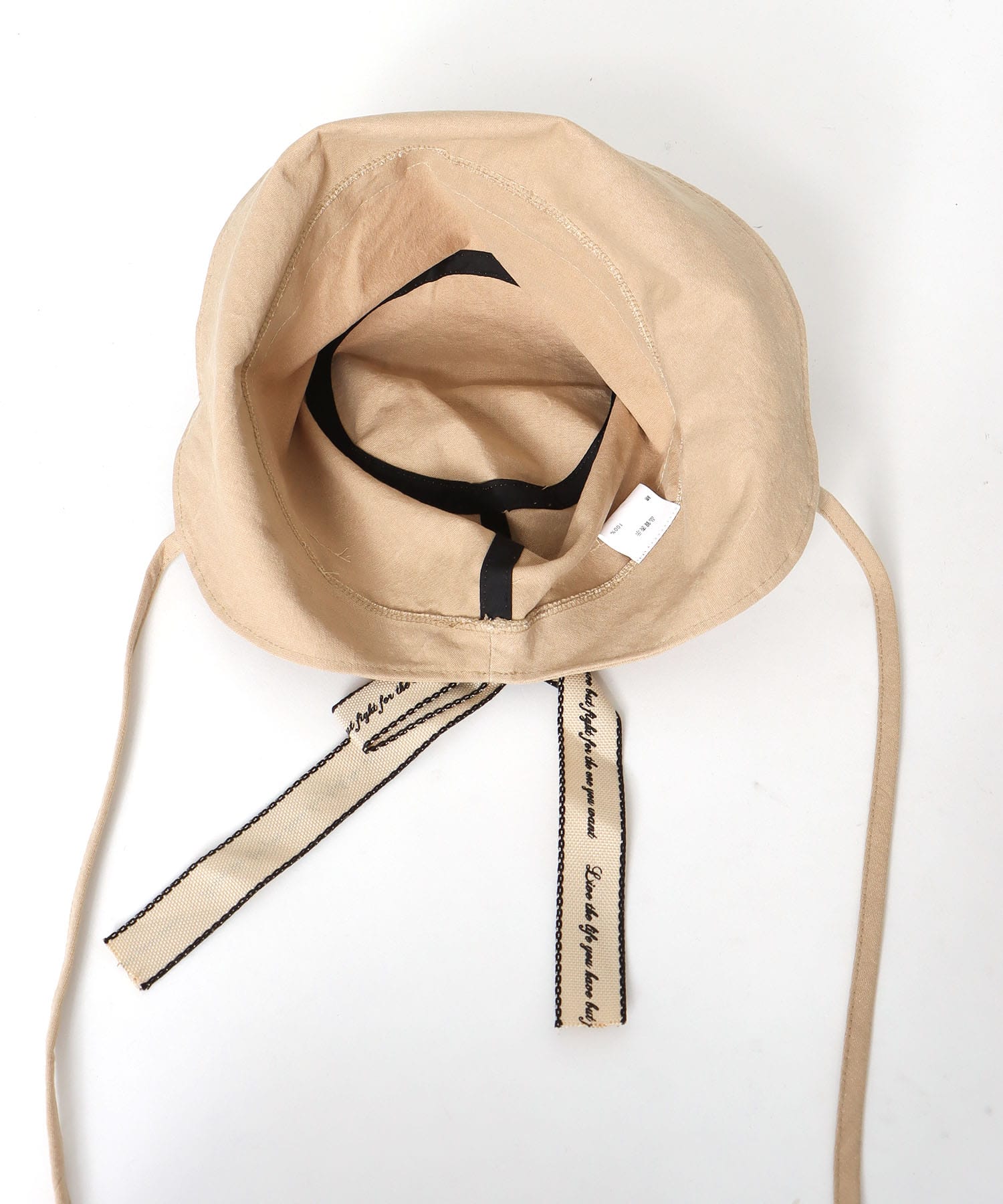 ロゴ入りリボンHAT