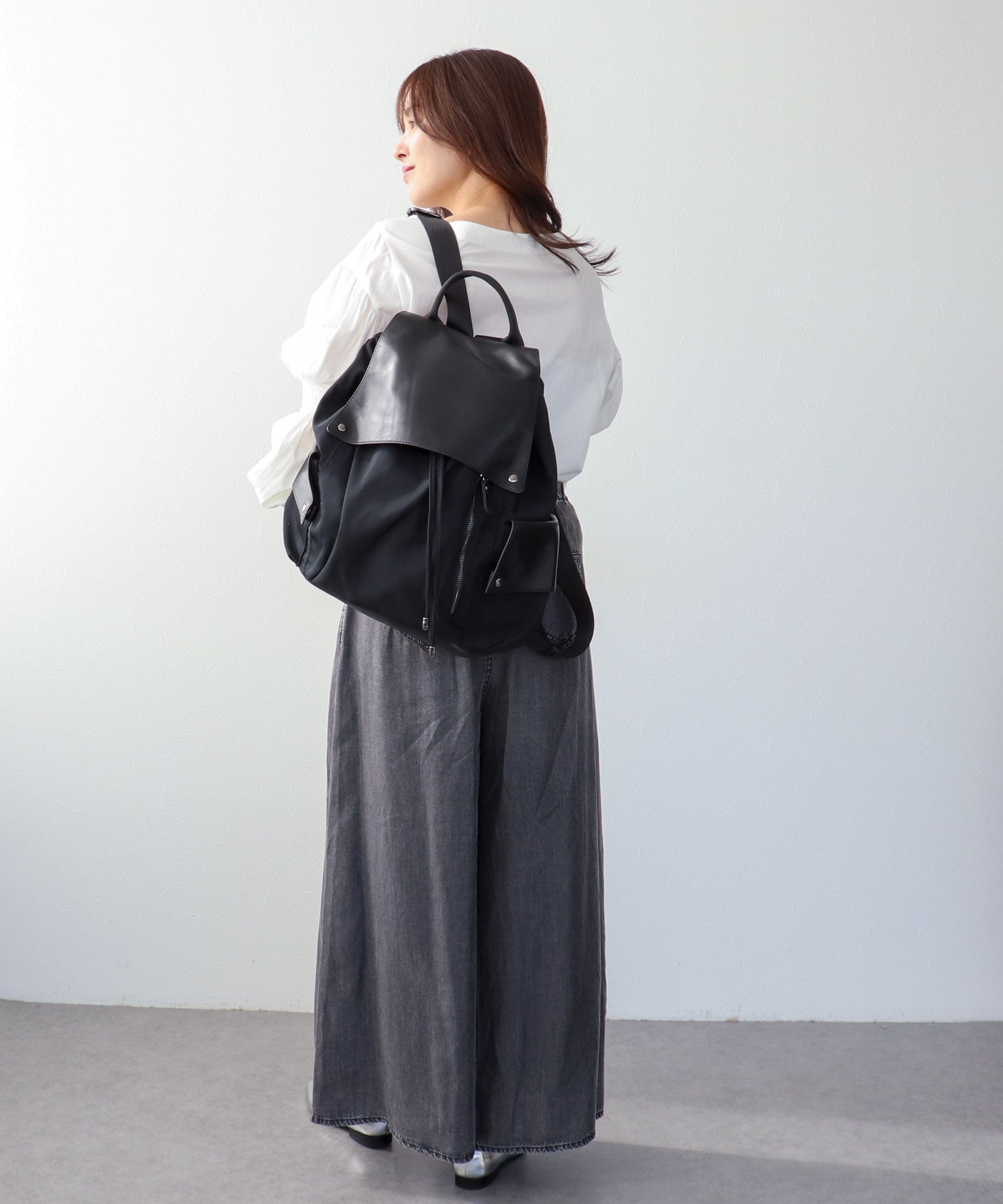 ラム×ナイロンBIGリュック