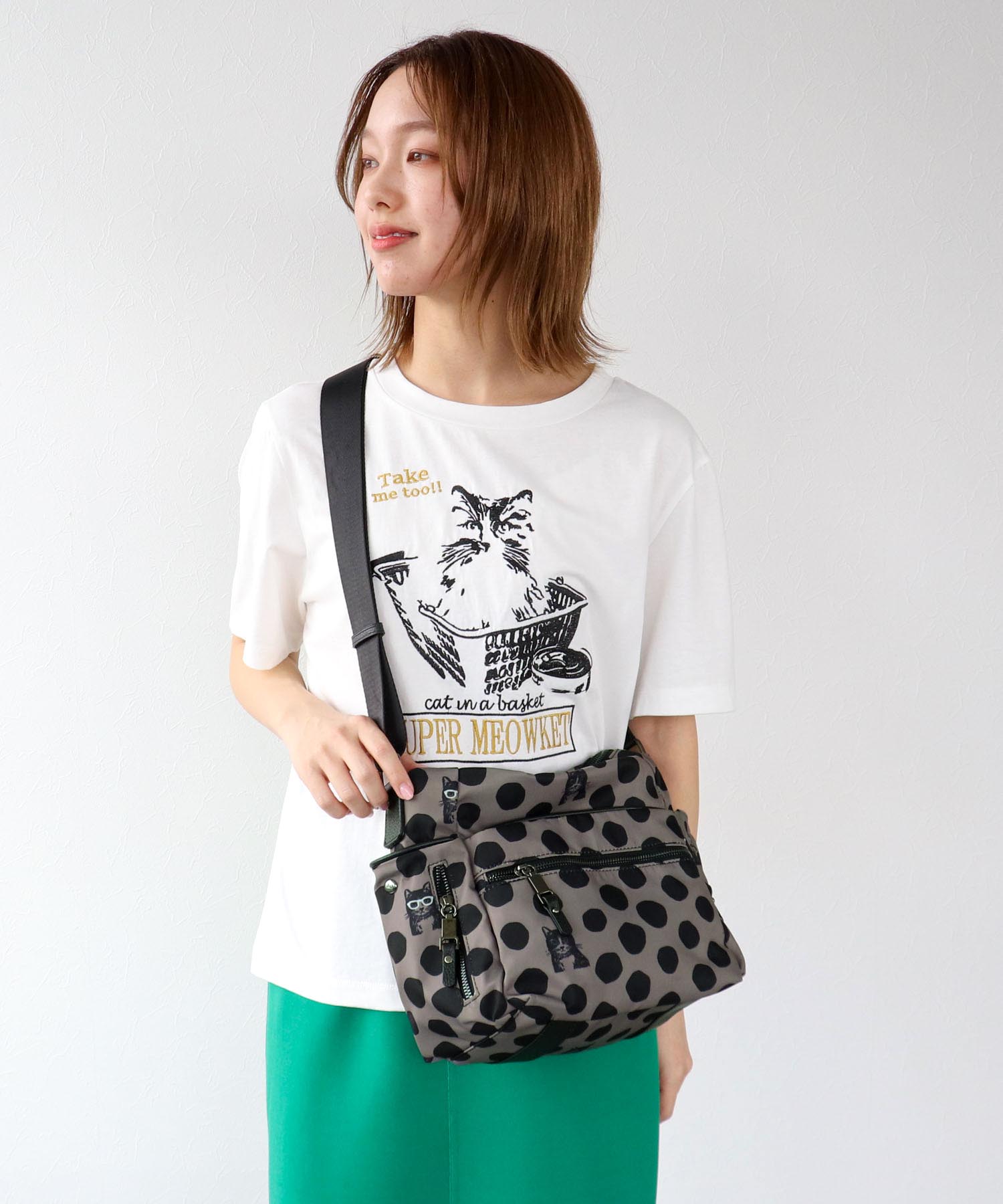 サイドジッパーポケットショルダー