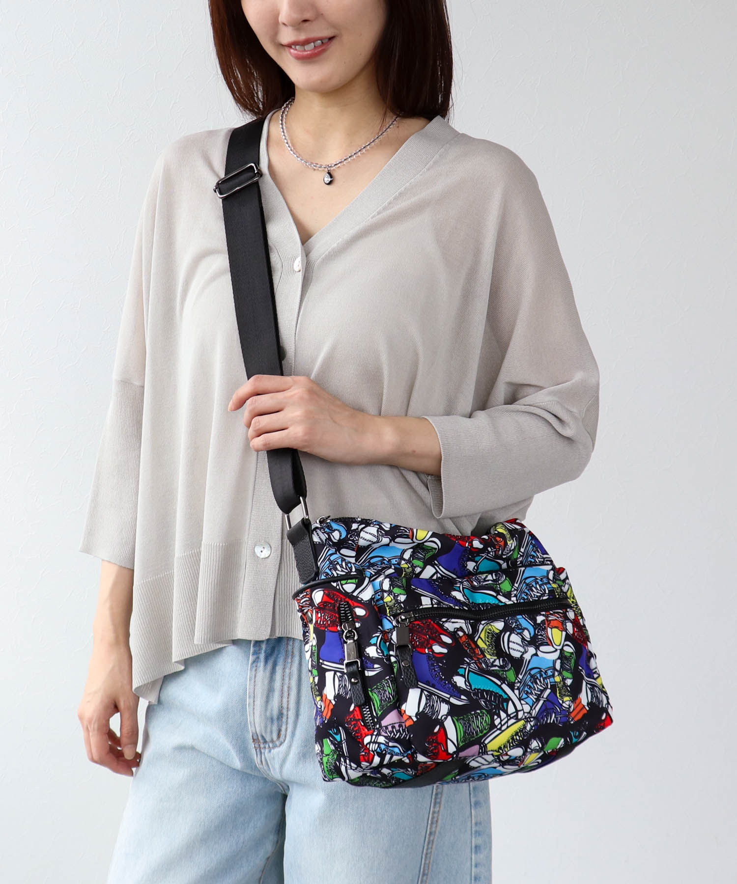 サイドジッパーポケットショルダー