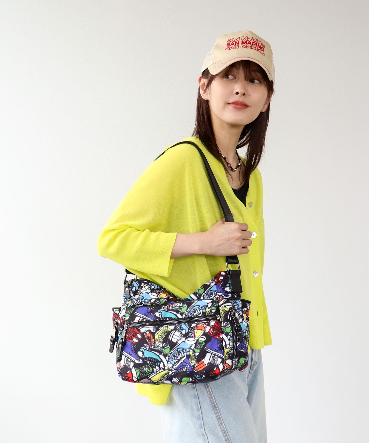 サイドジッパーポケットショルダー