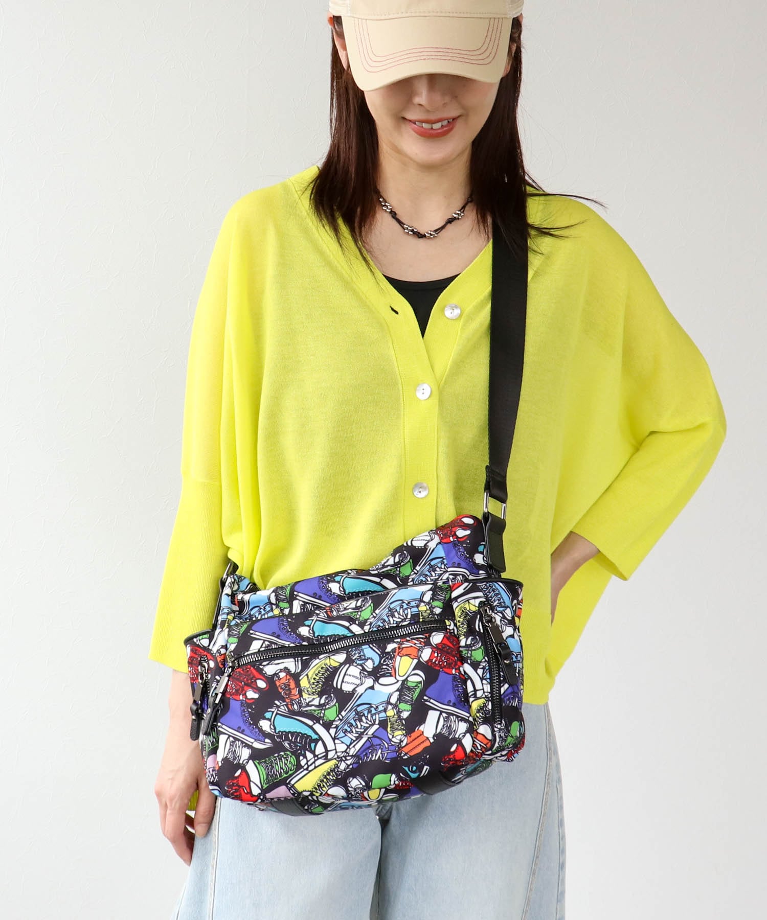 サイドジッパーポケットショルダー