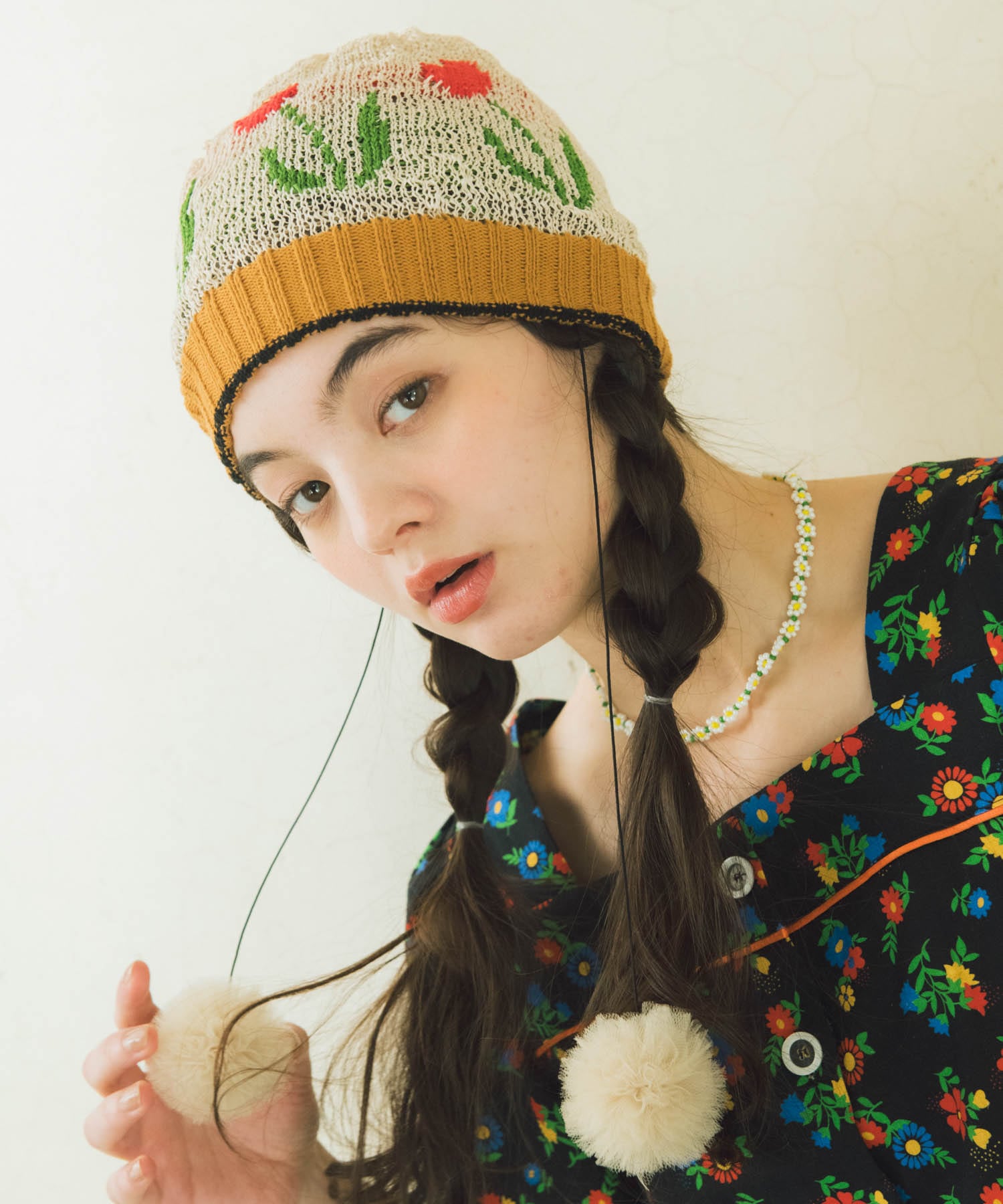 チューリップニットキャップ