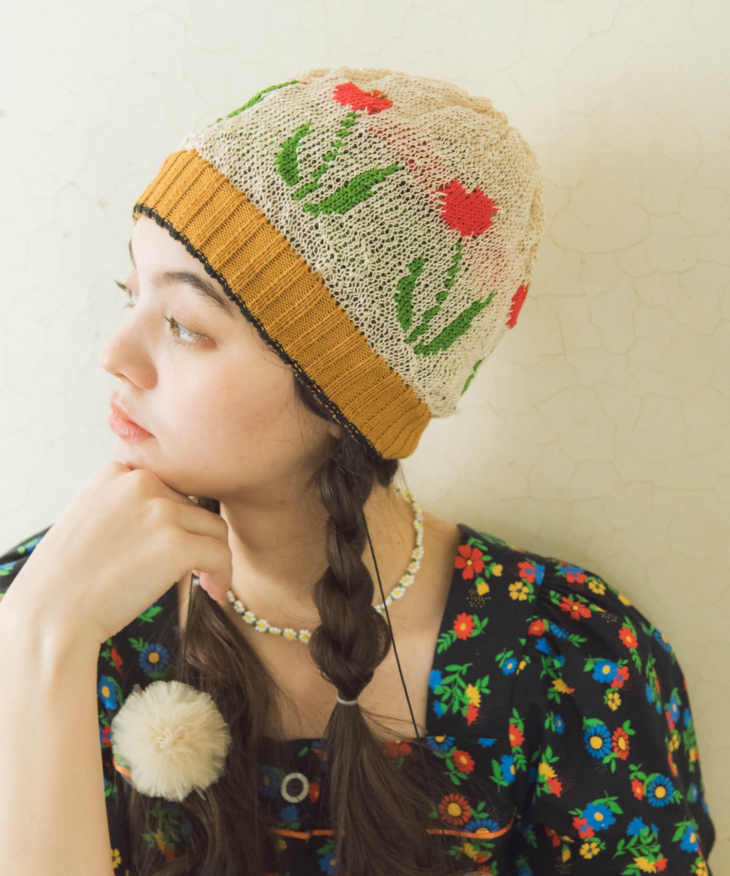 チューリップニットキャップ