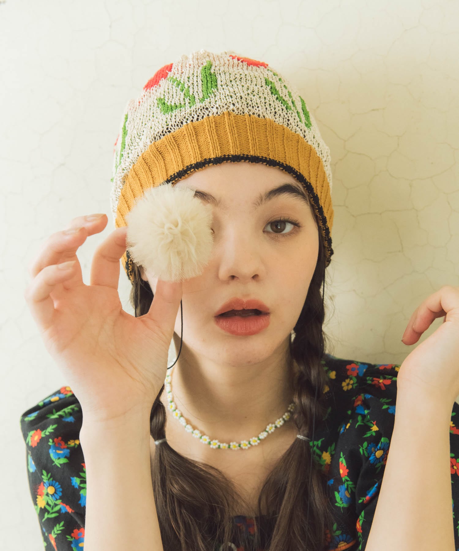 チューリップニットキャップ