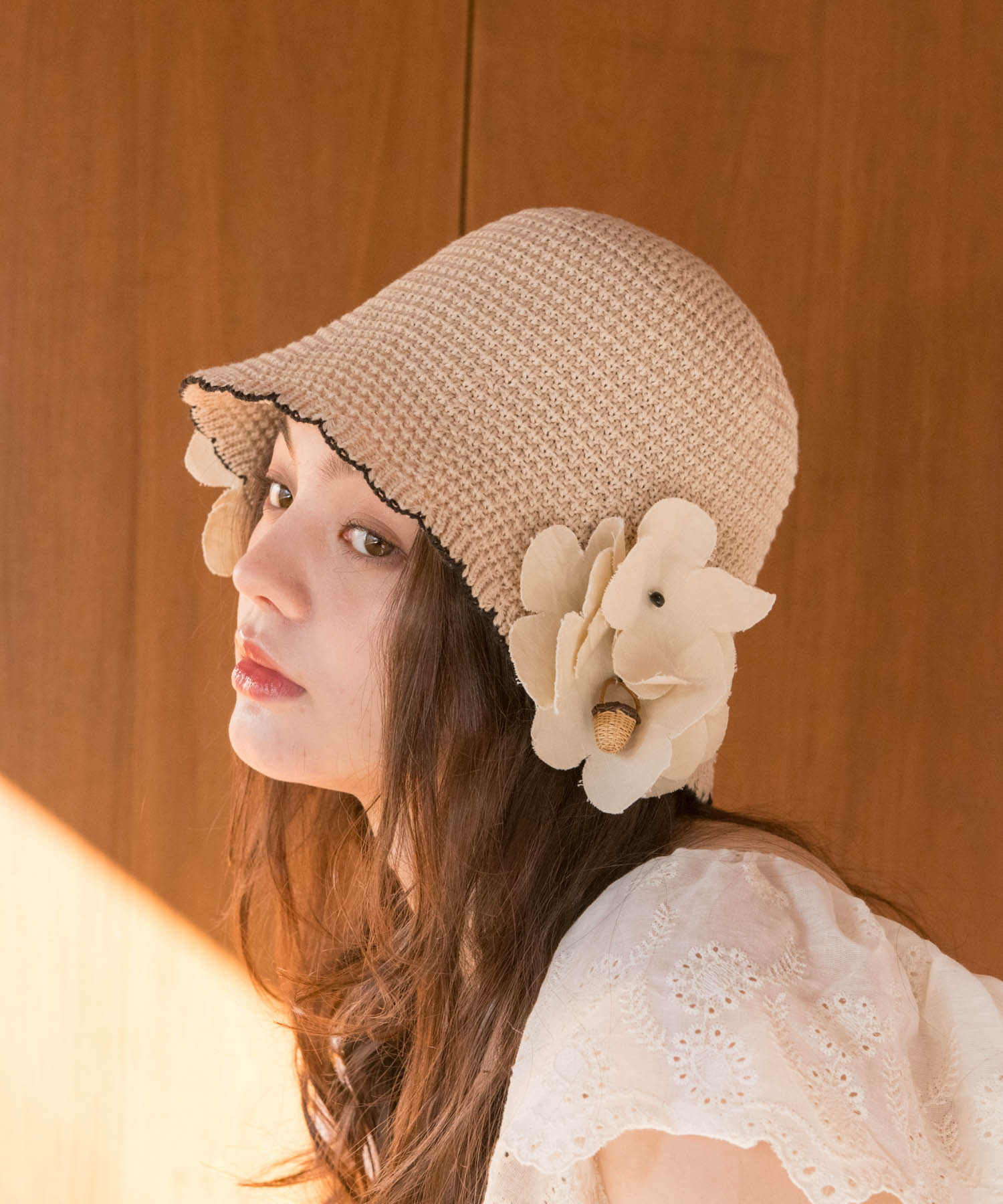 ＜一部店舗・WEB限定＞花とカゴチューリップHat
