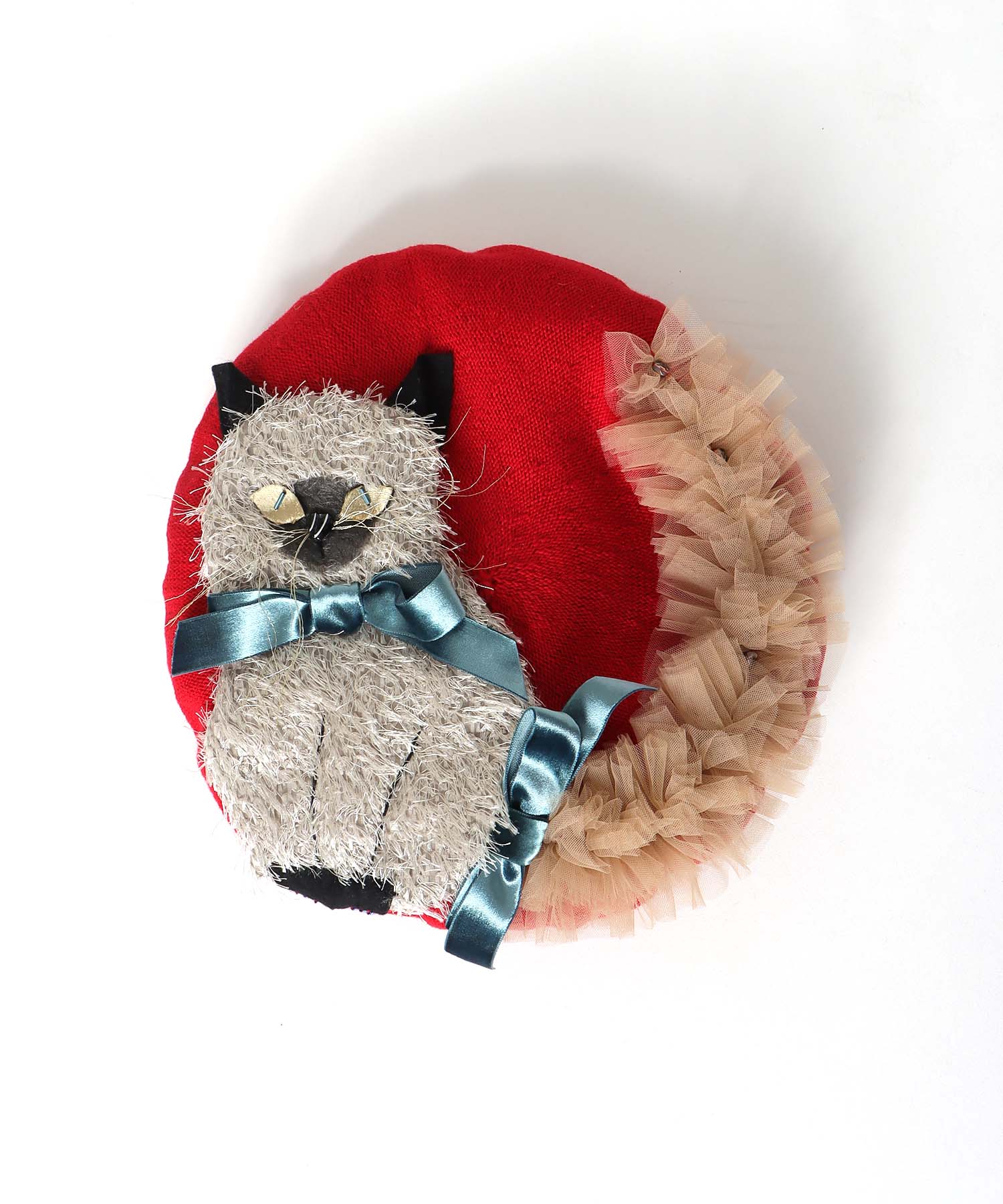 ＜一部店舗・WEB限定＞夏毛のシャムNECOベレー