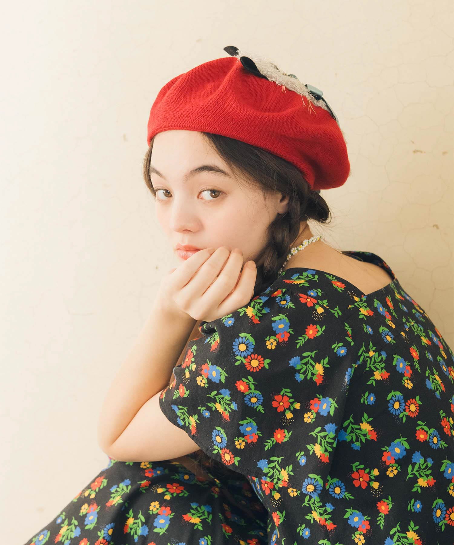 ＜一部店舗・WEB限定＞夏毛のシャムNECOベレー