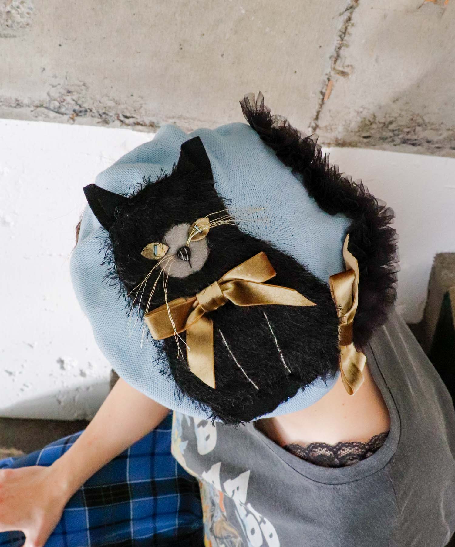 ＜一部店舗・WEB限定＞夏毛のシャムNECOベレー