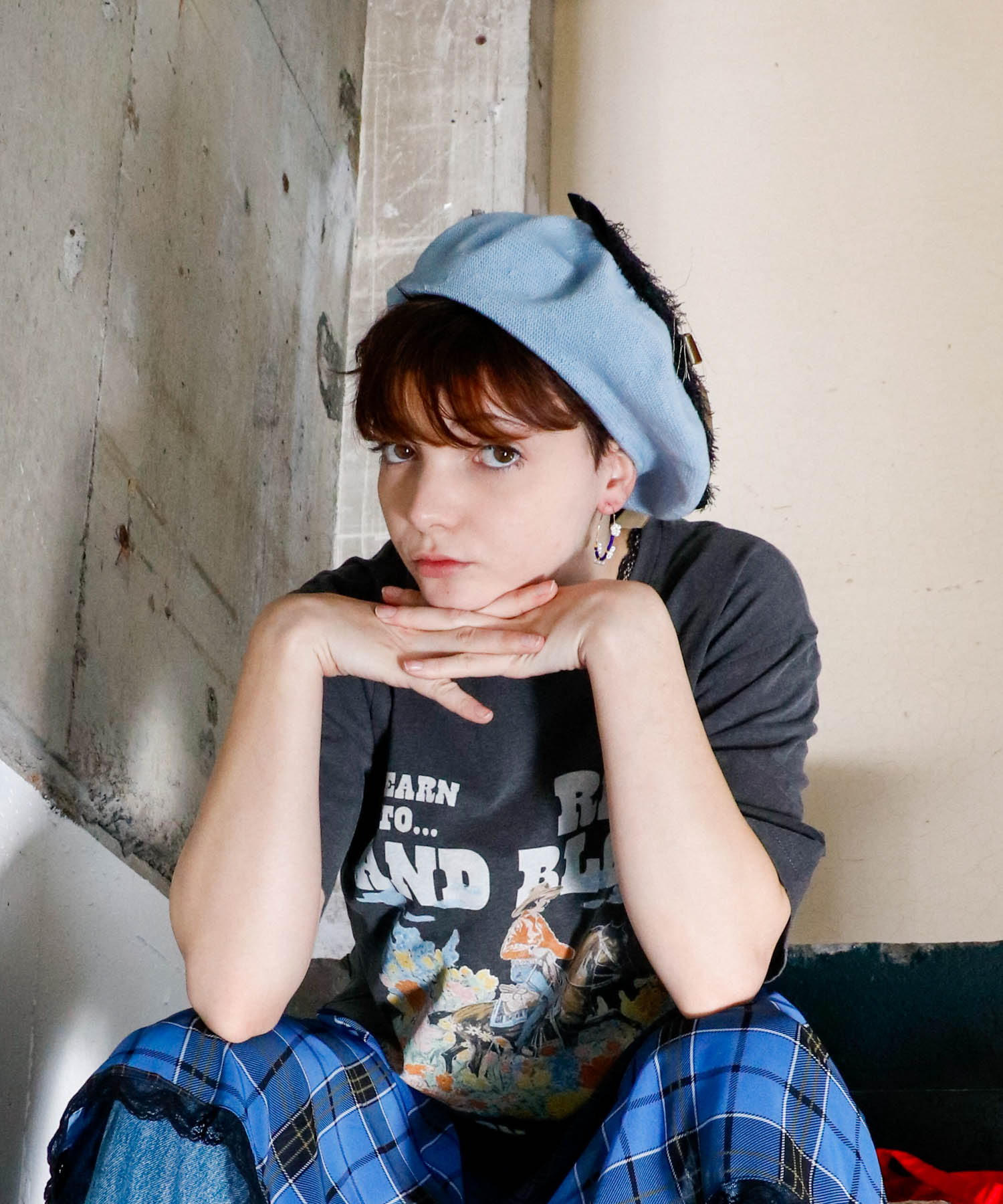 ＜一部店舗・WEB限定＞夏毛のシャムNECOベレー