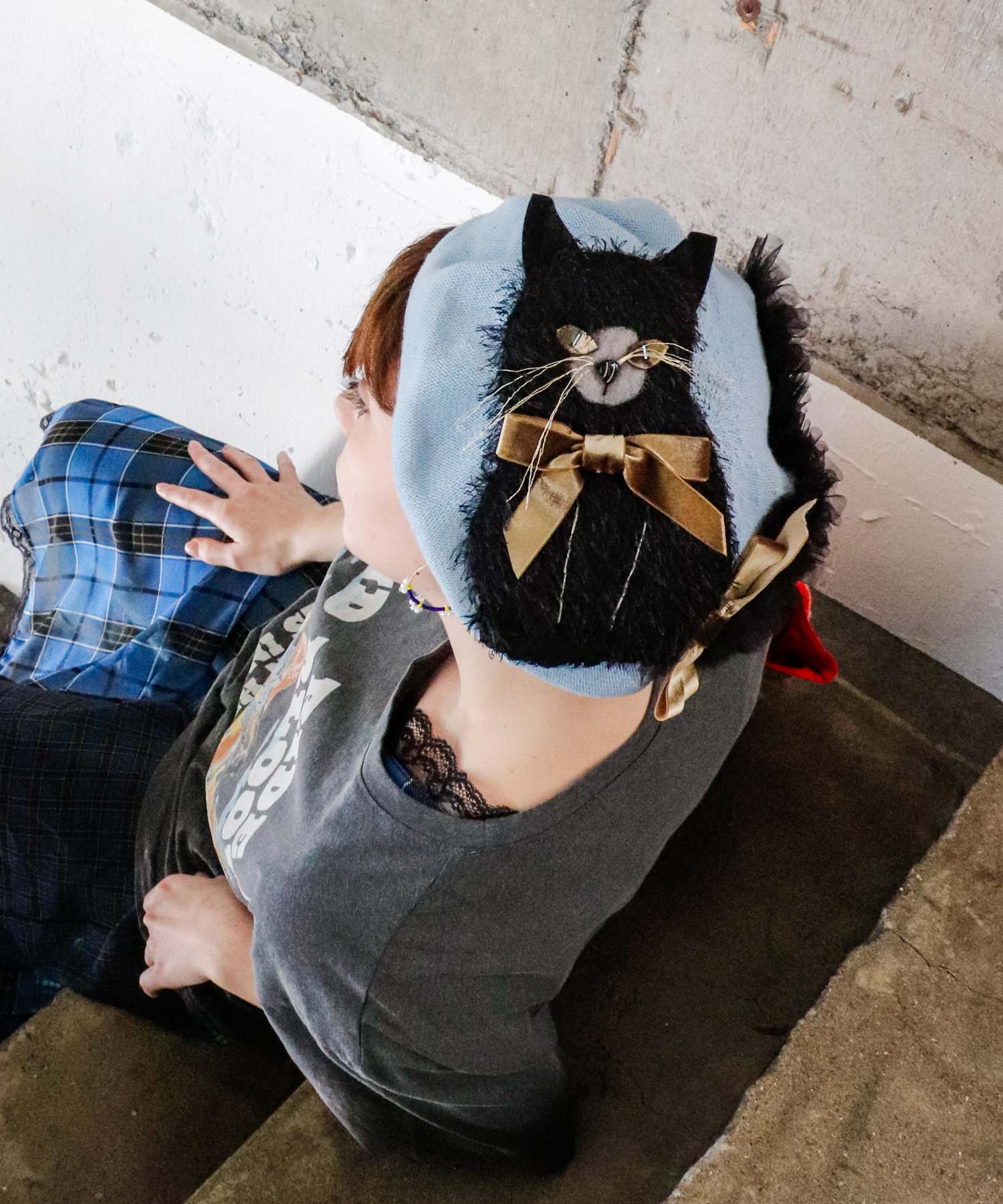 ＜一部店舗・WEB限定＞夏毛のシャムNECOベレー