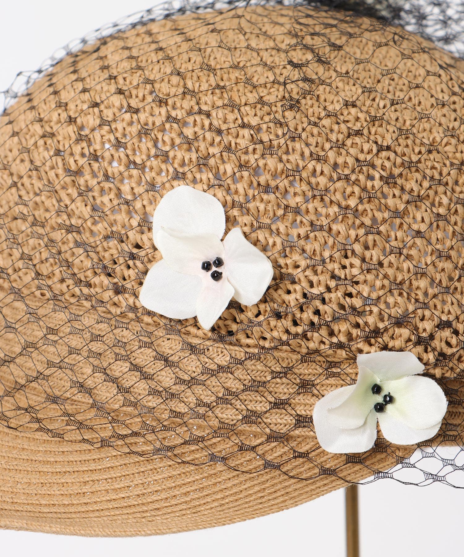 小花ベールキャスケット