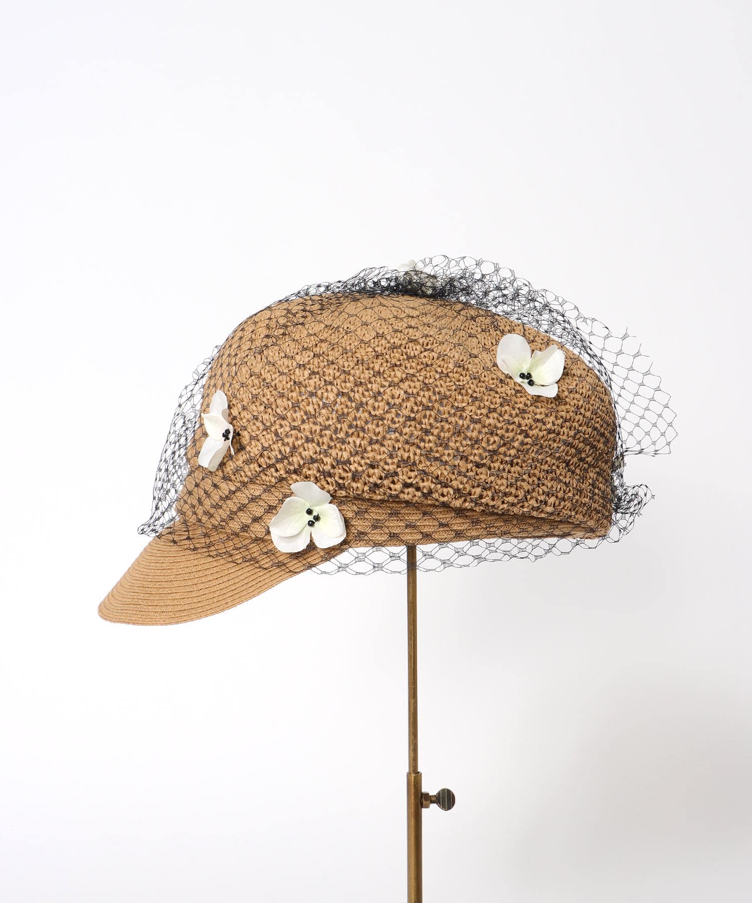 小花ベールキャスケット