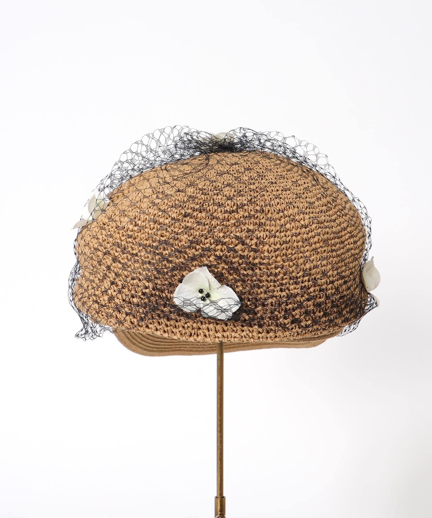 小花ベールキャスケット