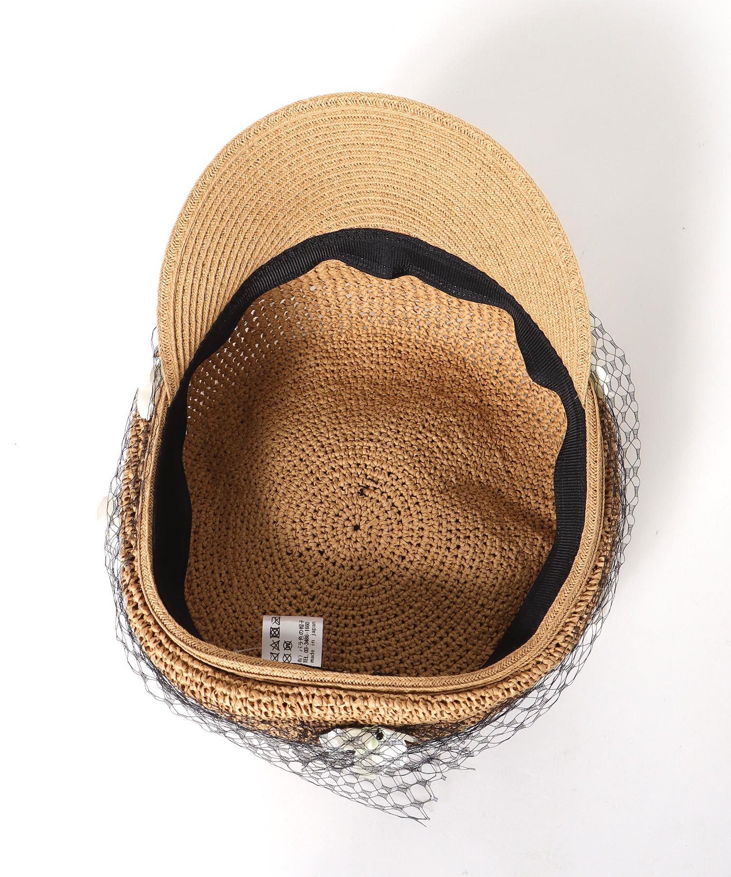 小花ベールキャスケット