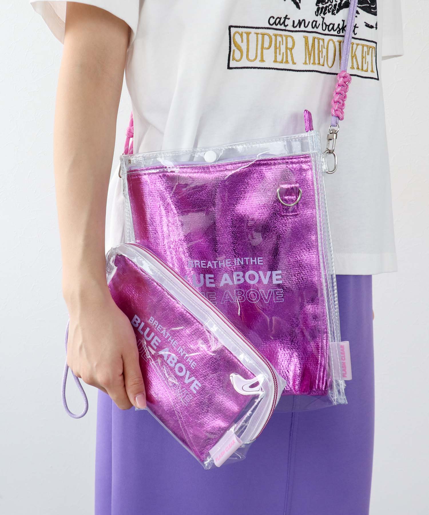 【保冷】フラッシュクリア保冷ストラップポーチ