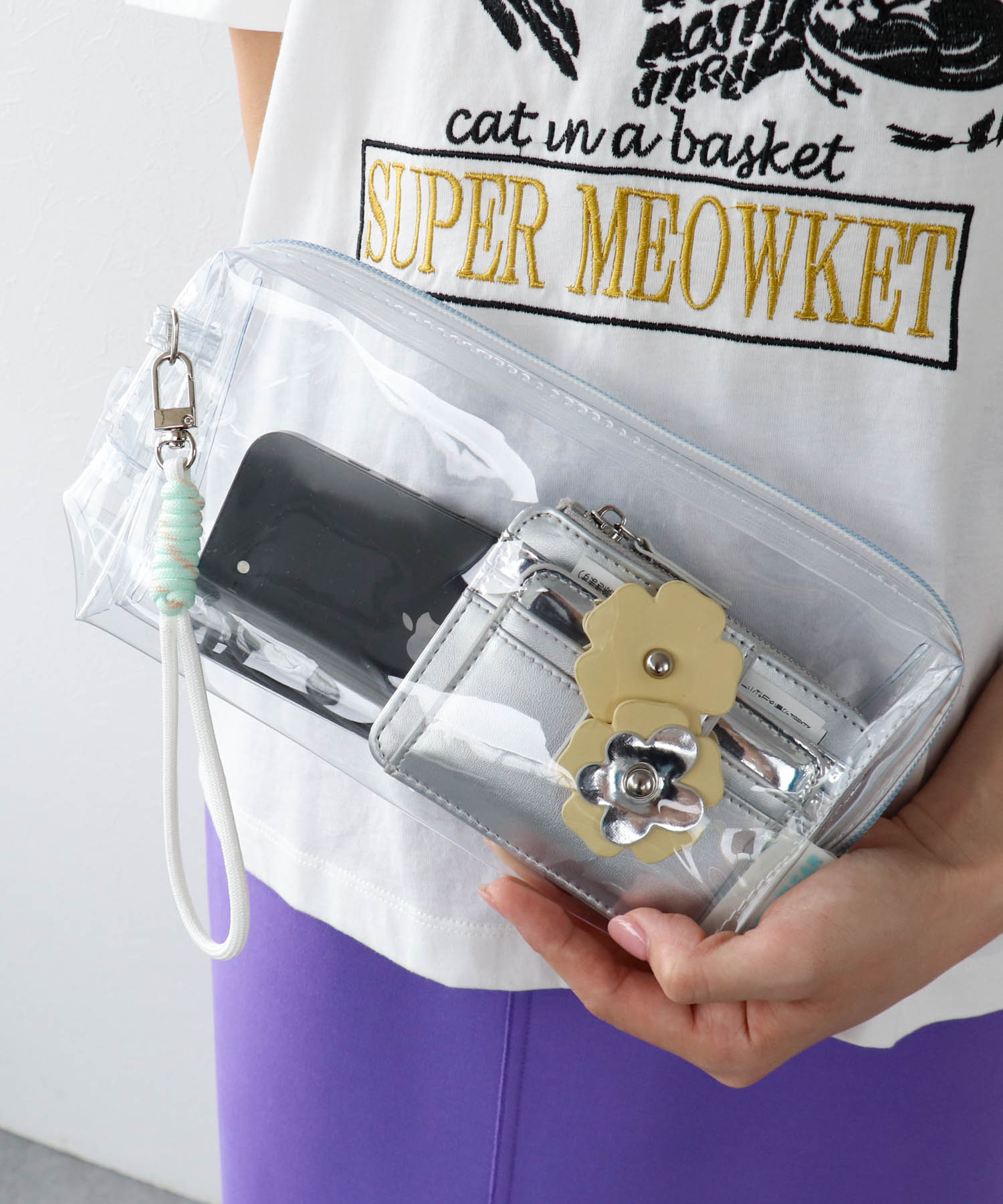 【保冷】フラッシュクリア保冷ストラップポーチ