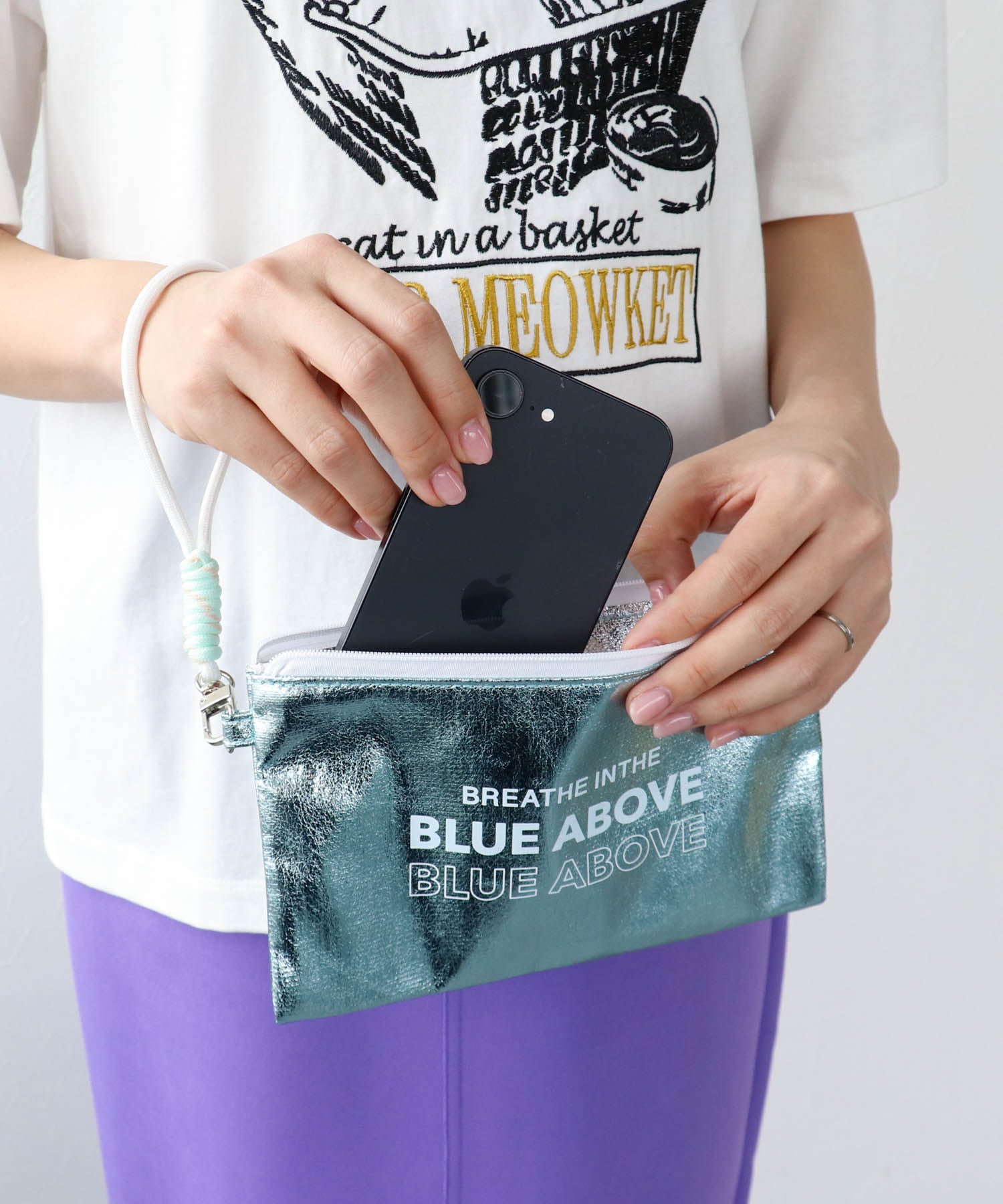 【保冷】フラッシュクリア保冷ストラップポーチ